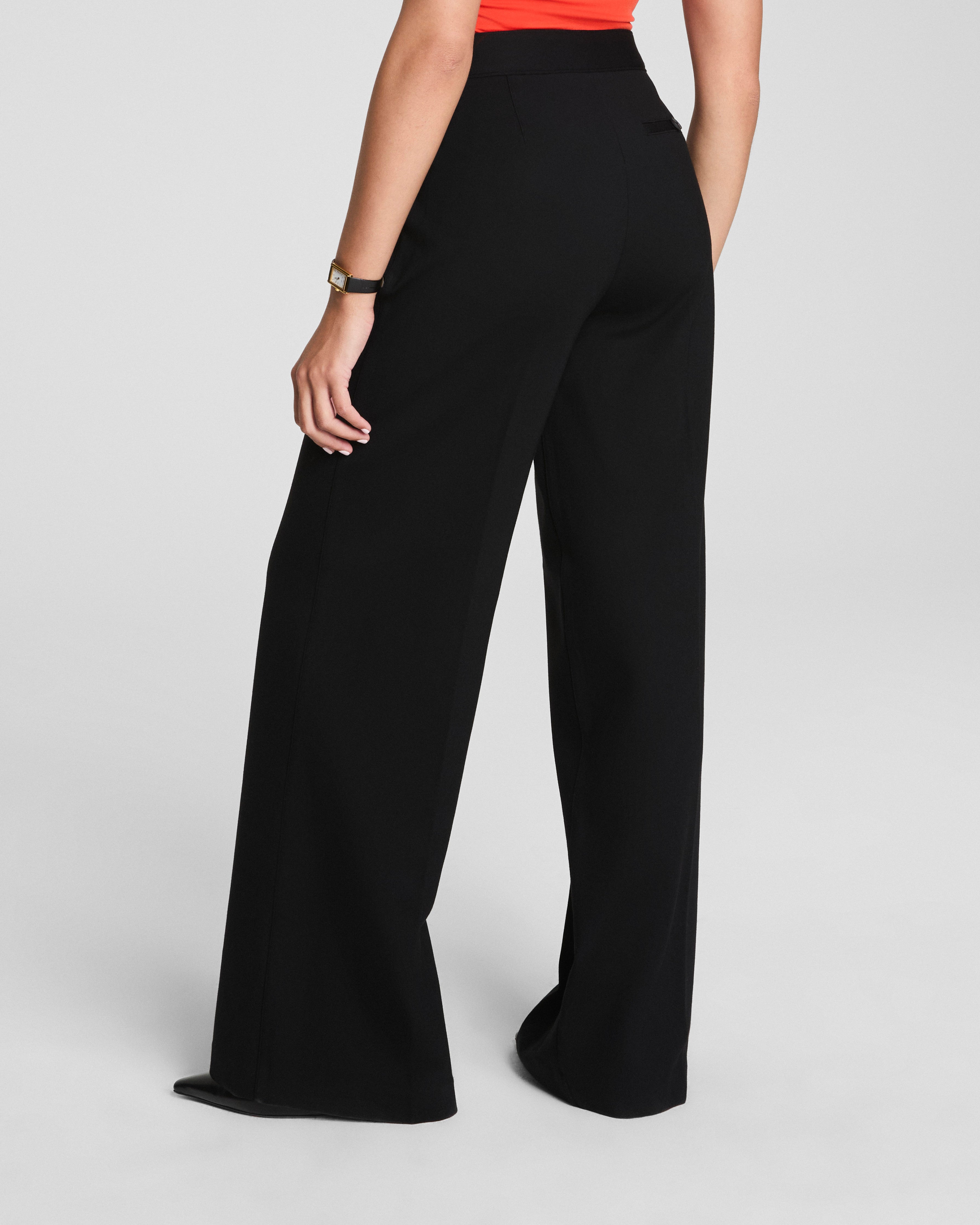 SPANXsupersmooth™ PerfectFit Ponte Wide Leg Pant | Classic Black