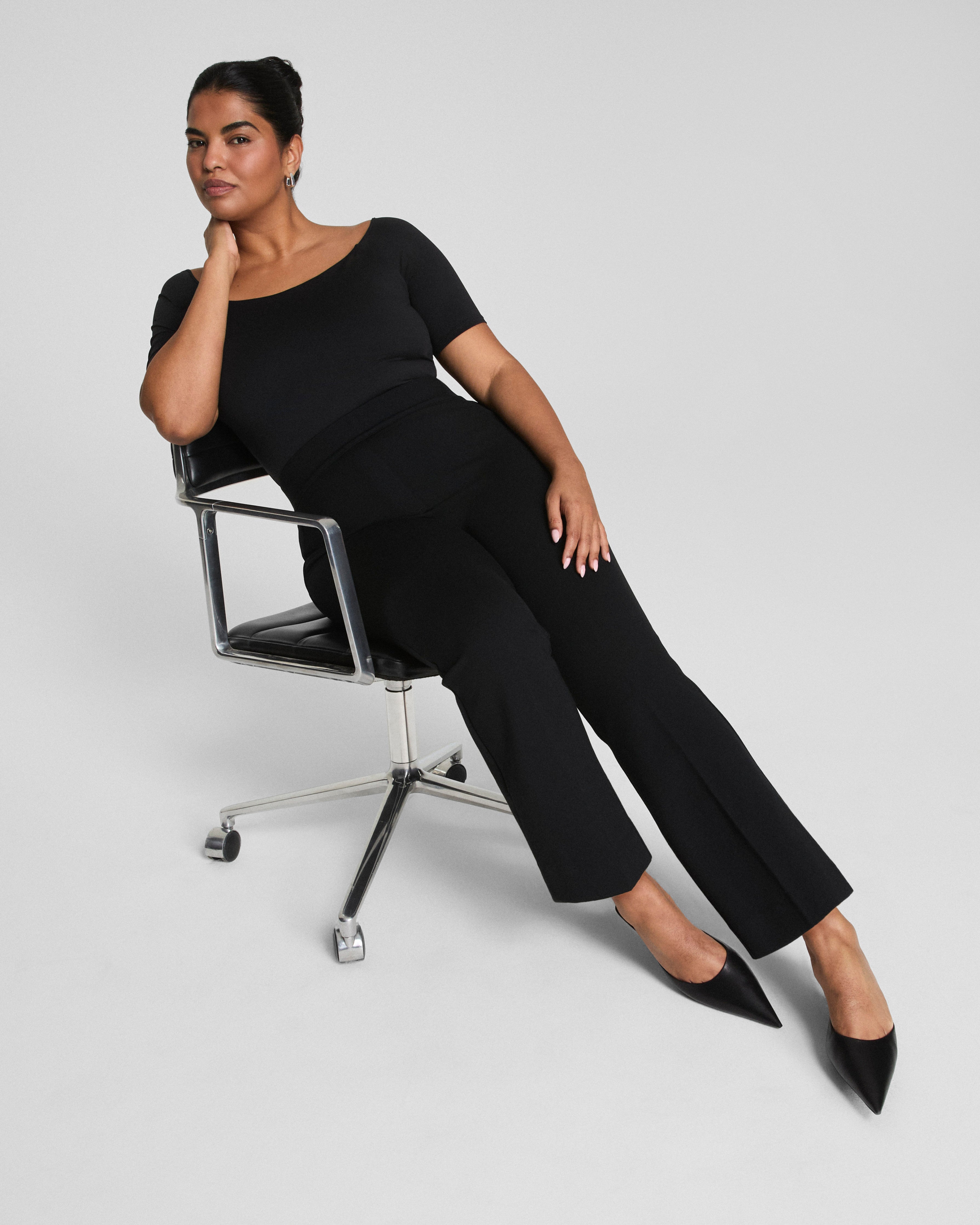 SPANXsupersmooth™ PerfectFit Ponte Kick Flare Pant | Classic Black