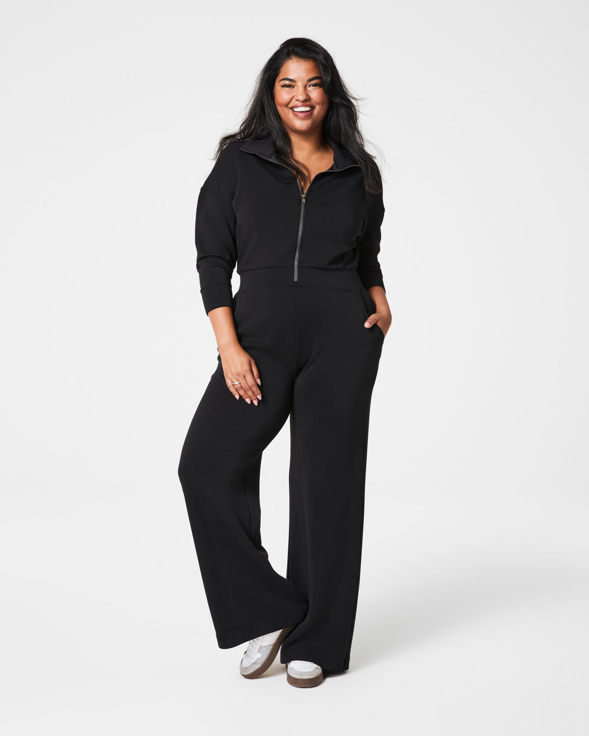 SPANX AirEssentials® Long Sleeve Wide Leg Jumpsuit