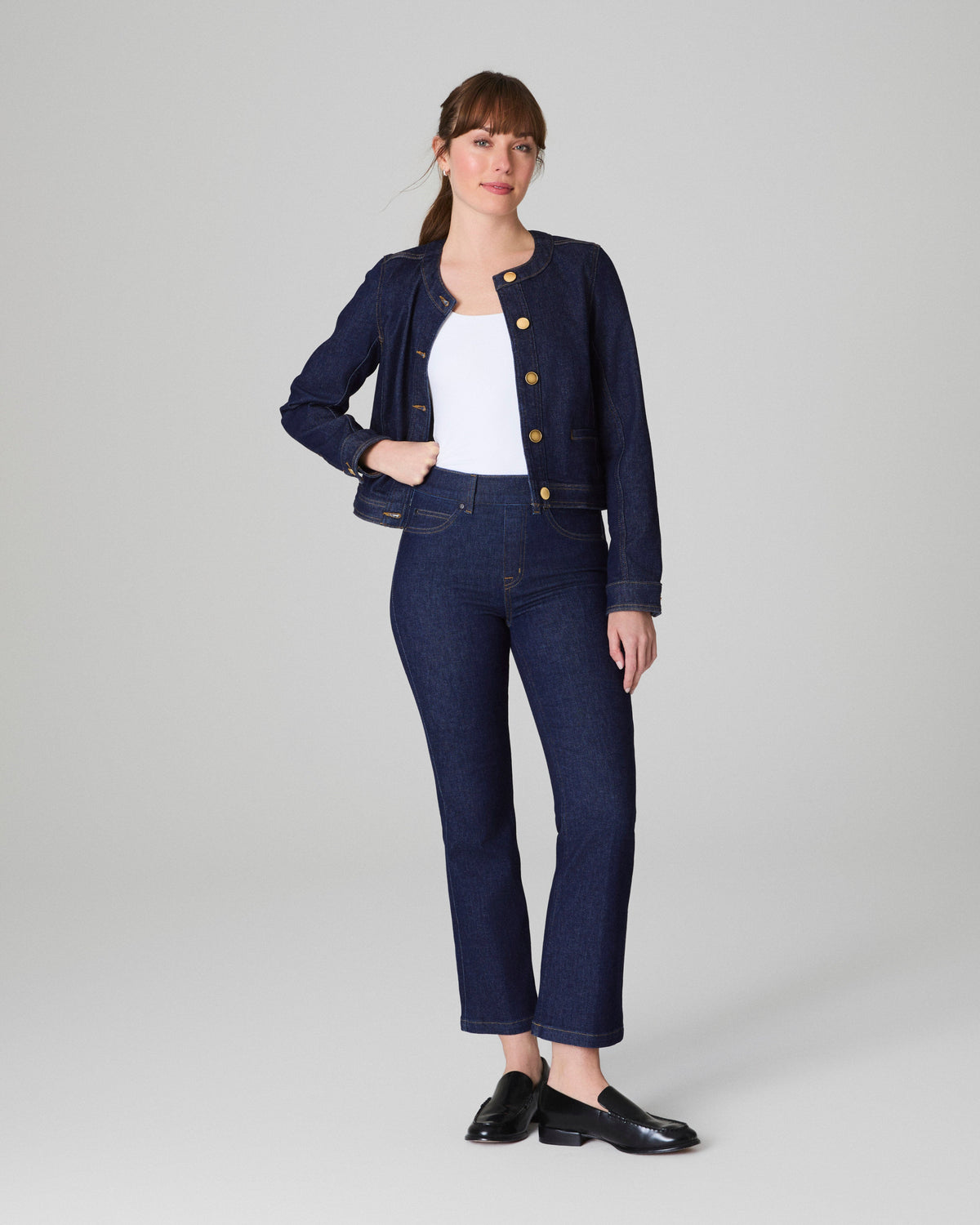 SPANXshape™ Original EveryWear Kick Flare Jeans | Raw Indigo