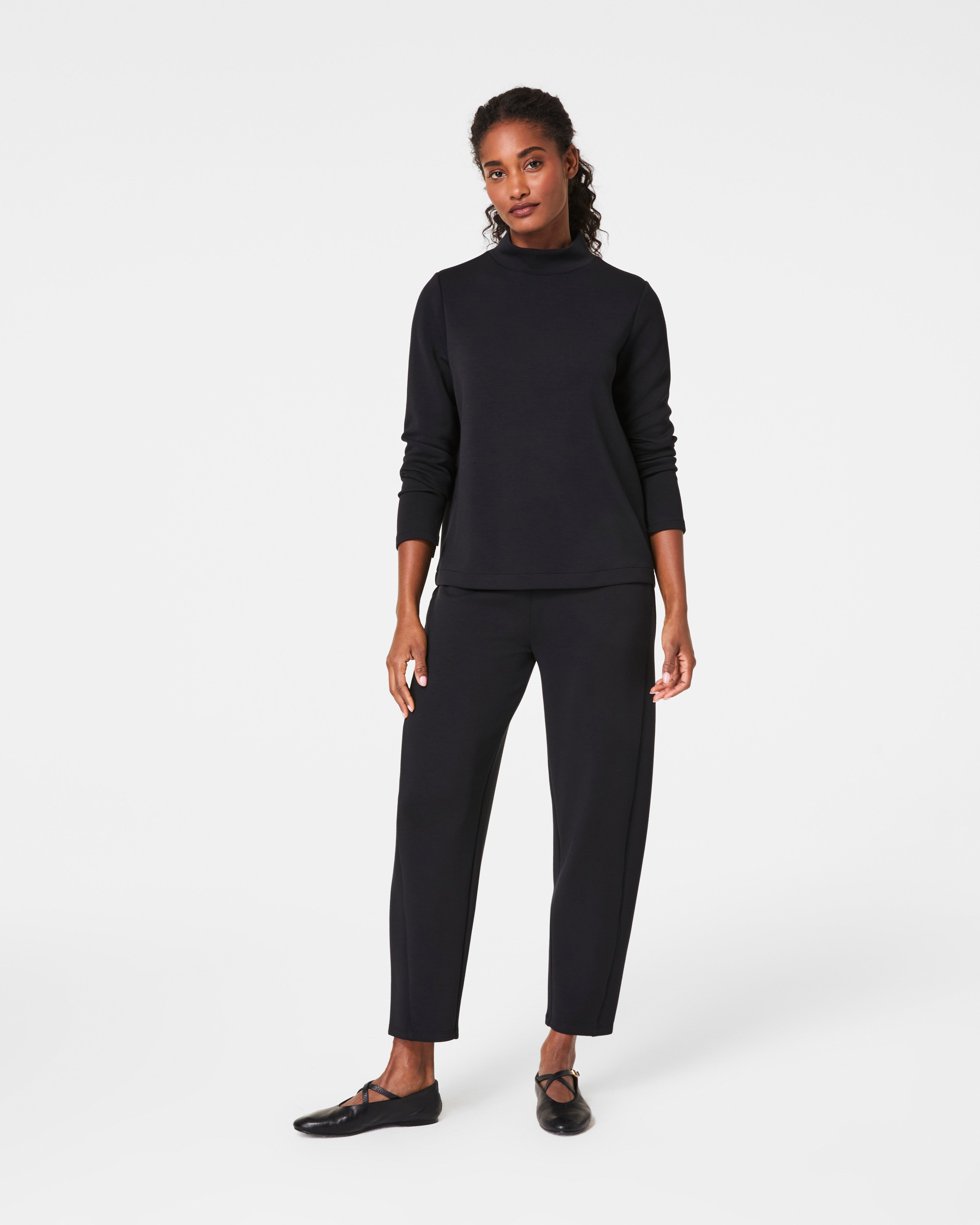 SPANX AirEssentials® Barrel Leg Pant | Very Black