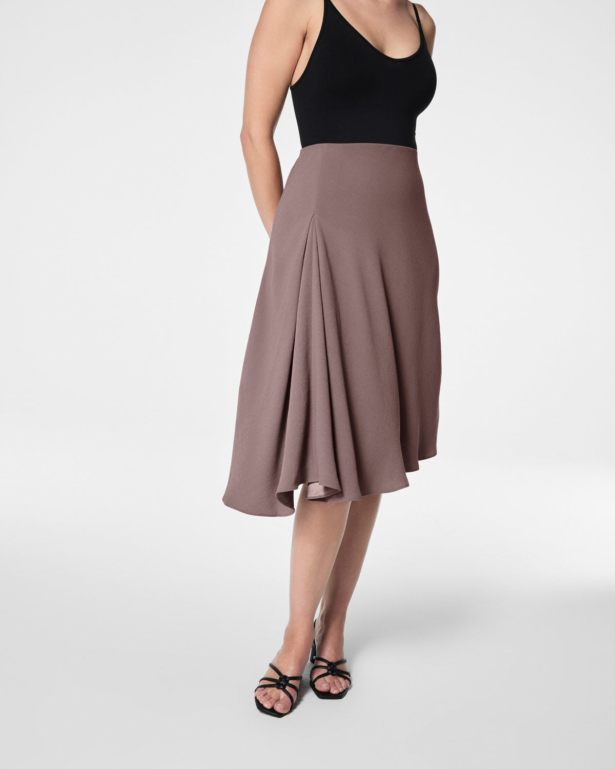 SPANX® Carefree Crepe Asymmetrical Skirt