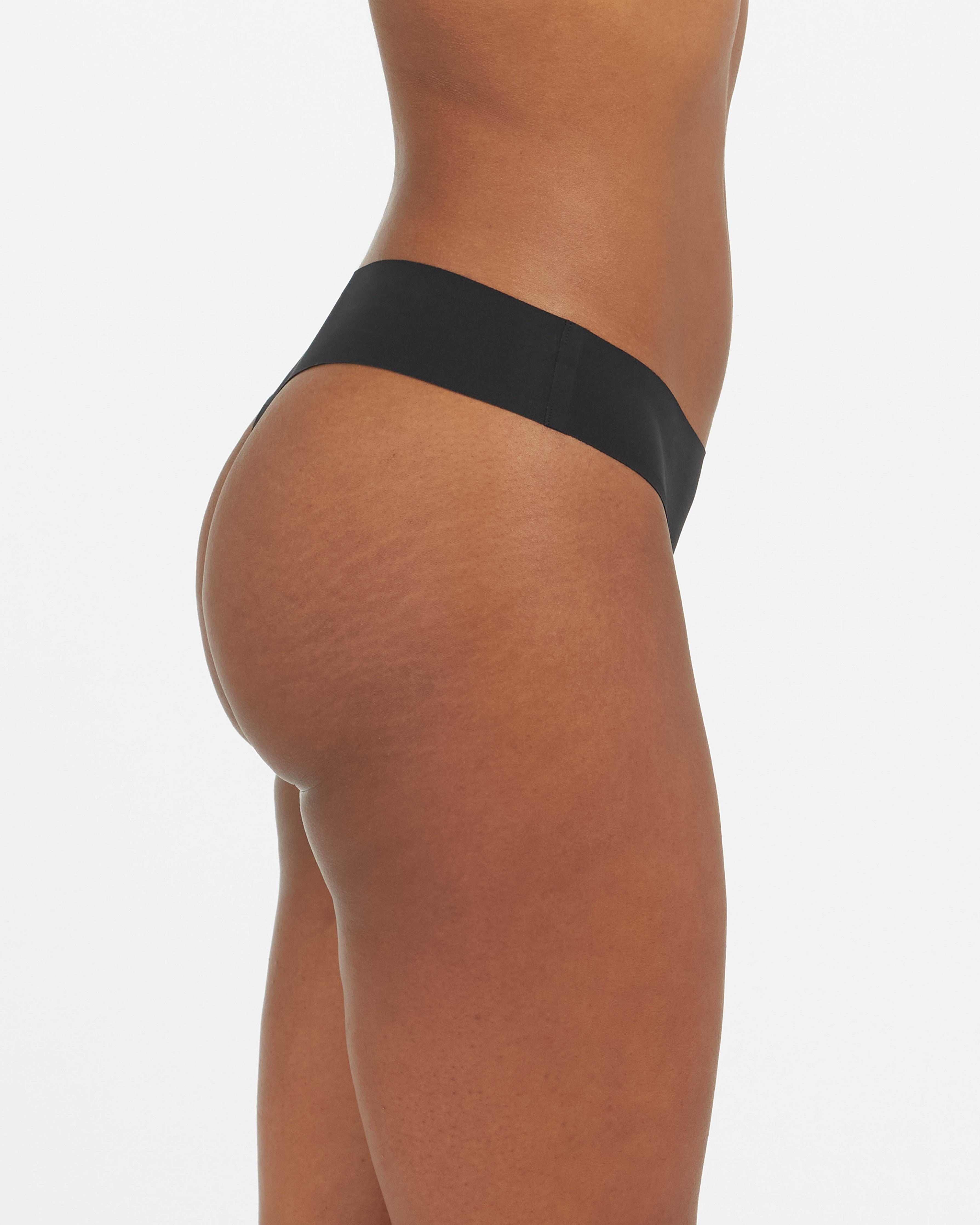 SPANXsmooth™ Fit-To-You Thong 3-Pack Box | Very Black