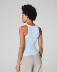 SPANXsmooth™ Jersey High Neck Tank | Sky