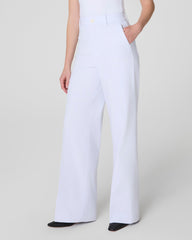 SPANXsupersmooth™ Stretch Twill Wide Leg Pant | Classic White