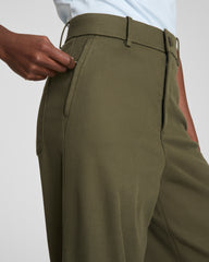 SPANXsupersmooth™ Stretch Twill Wide Leg Pant | Dark Pine