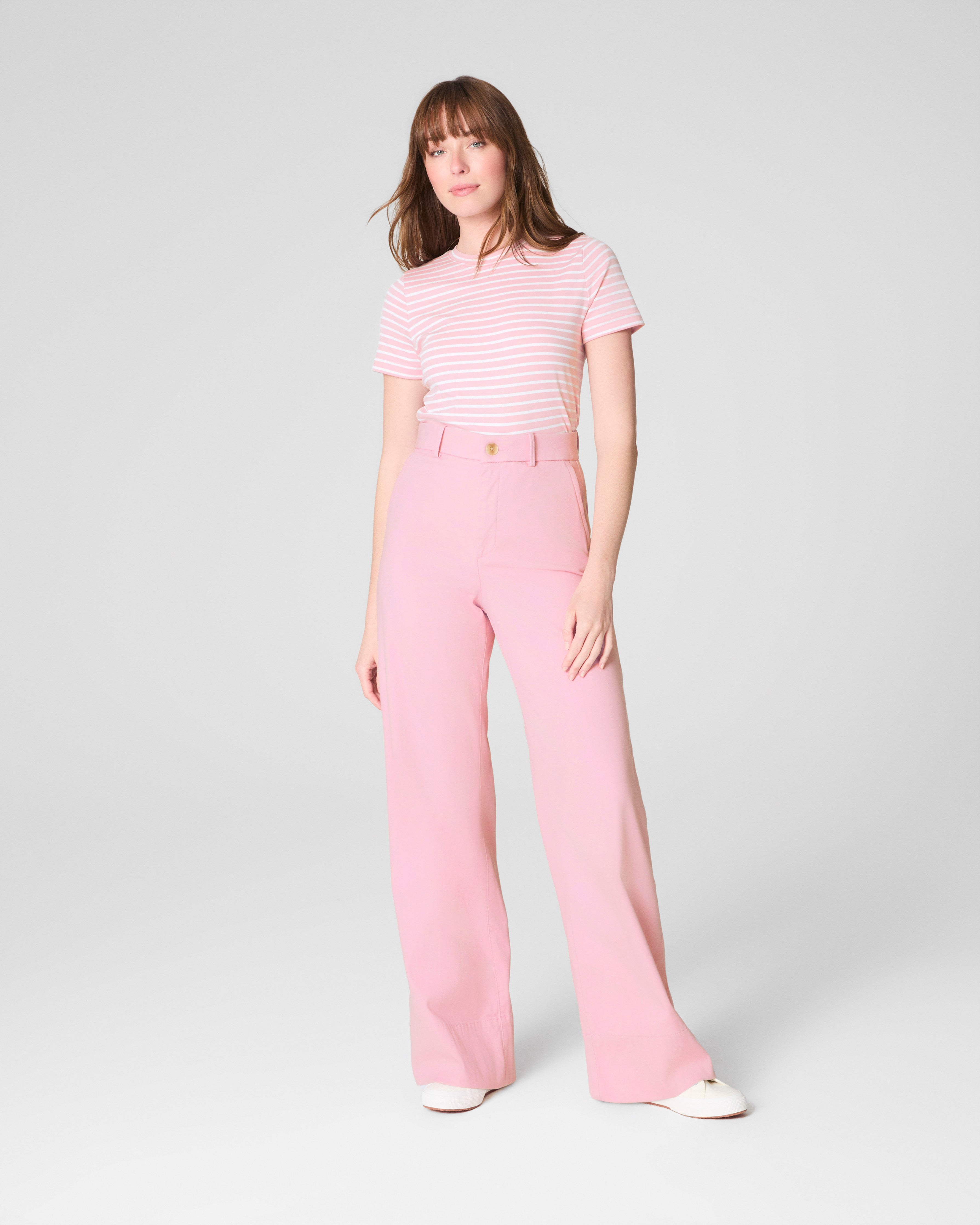 SPANXsupersmooth™ Stretch Twill Wide Leg Pant