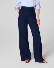 SPANXsupersmooth™ Stretch Twill Wide Leg Pant | Timeless Navy
