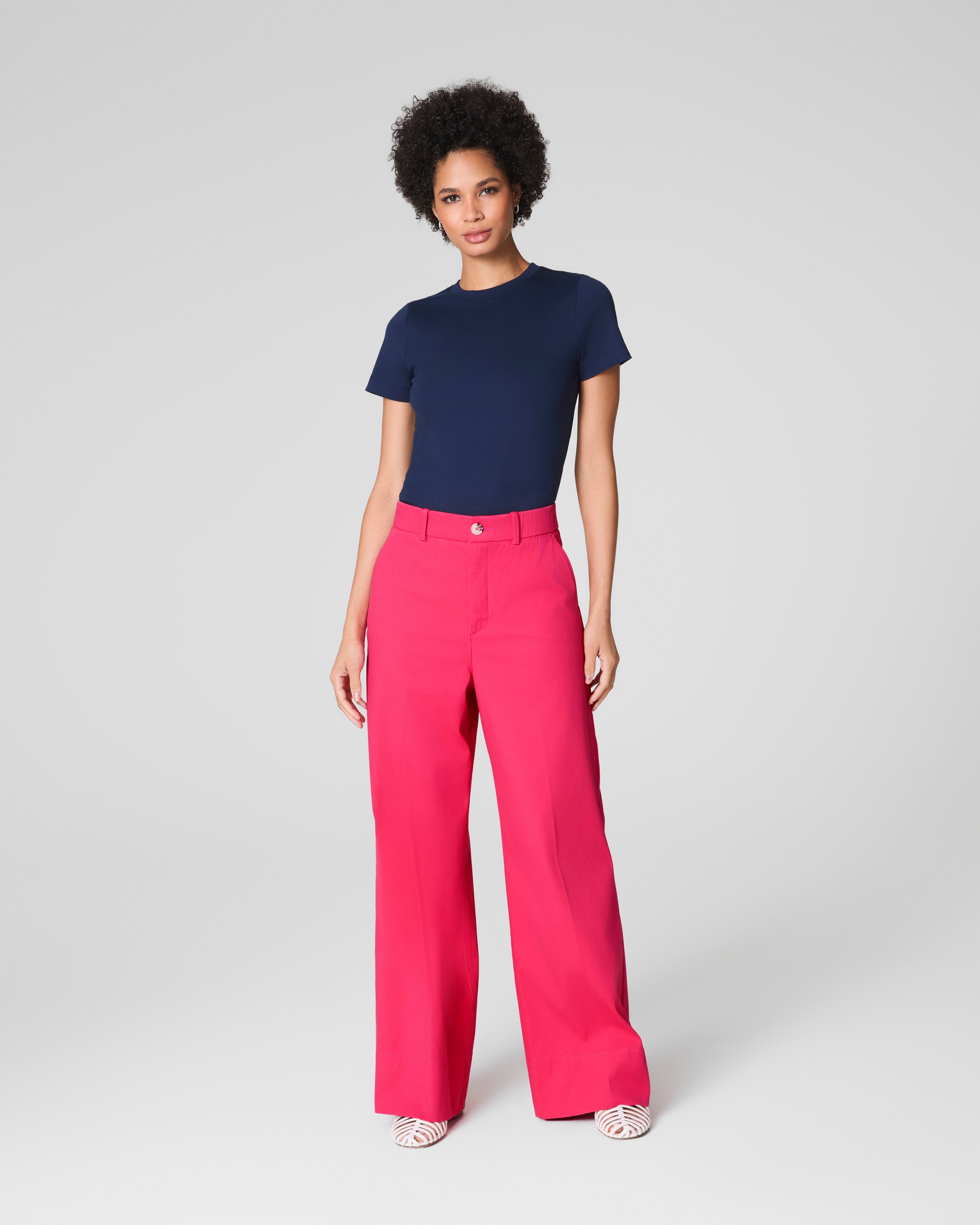 SPANXsupersmooth™ Stretch Twill Wide Leg Pant
