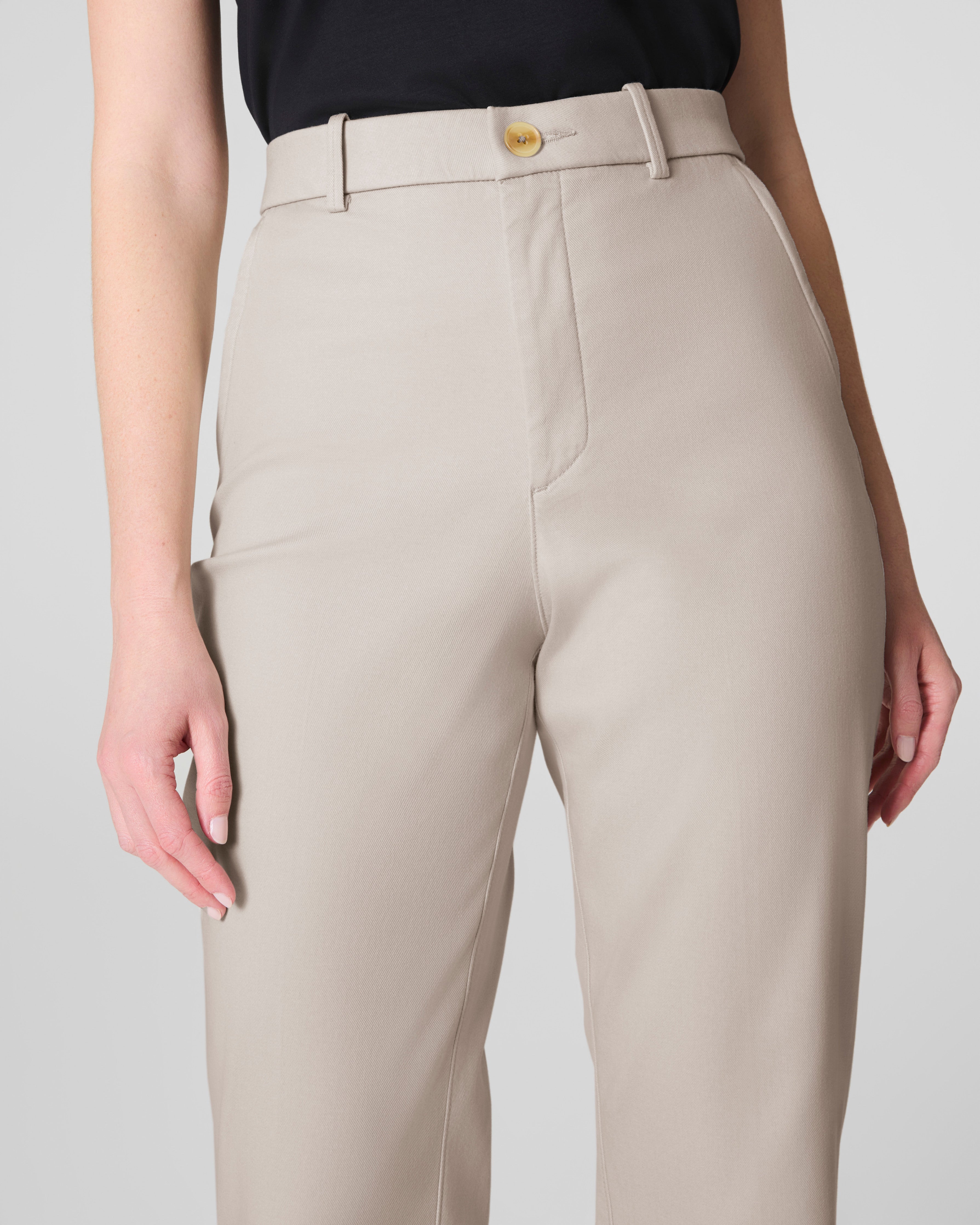 SPANXsupersmooth™ Stretch Twill Slim Straight Pant | Bone
