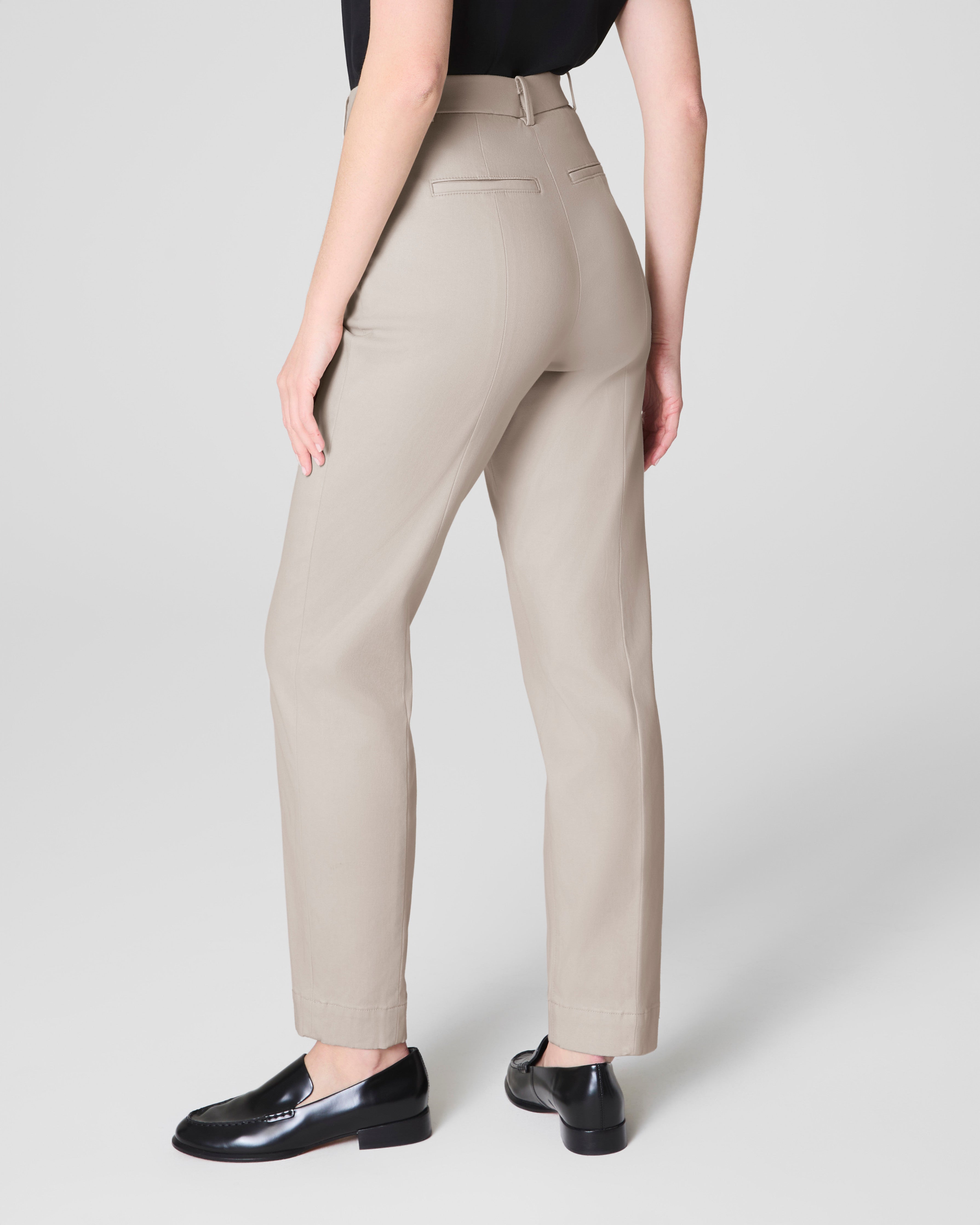 SPANXsupersmooth™ Stretch Twill Slim Straight Pant | Bone