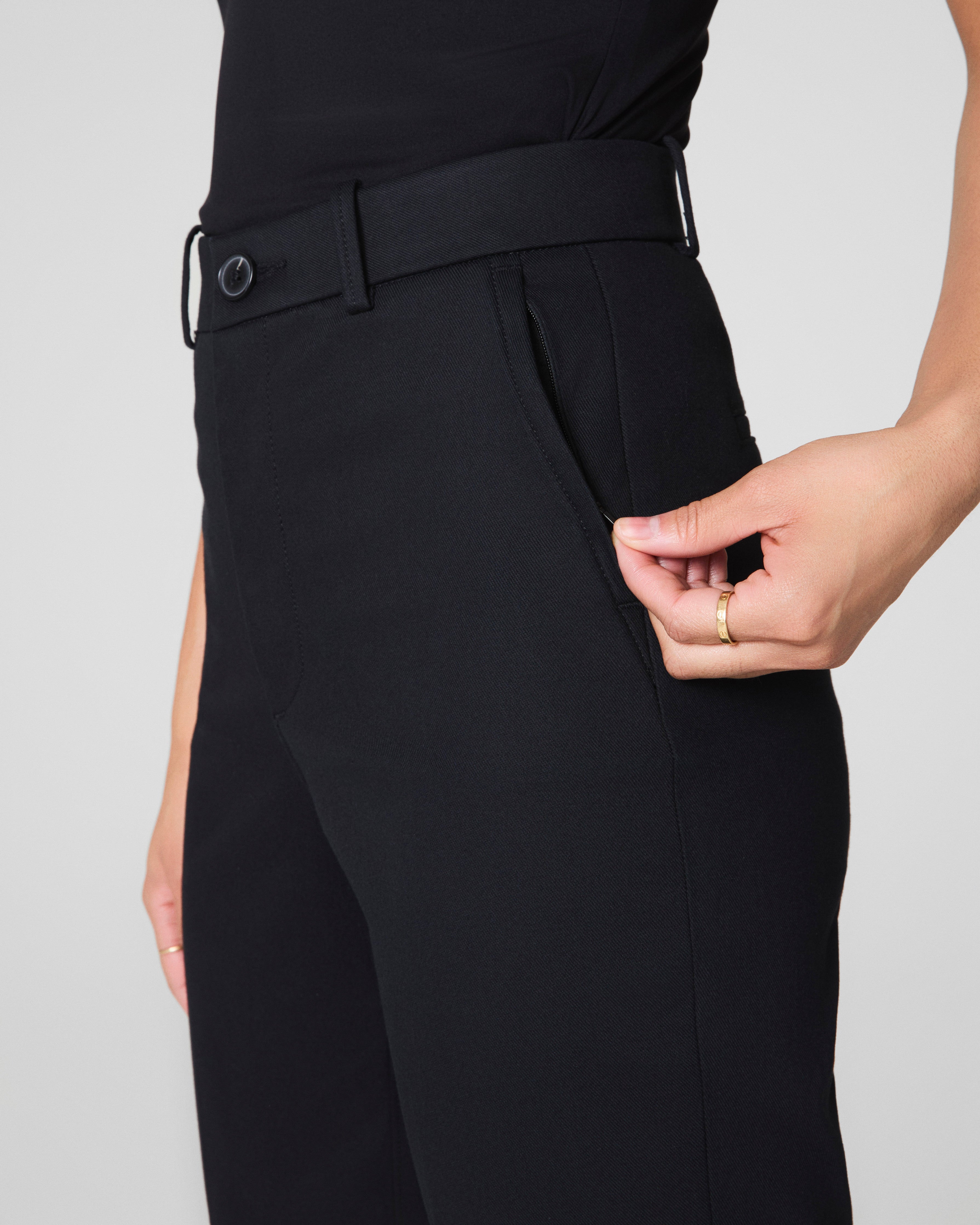 SPANXsupersmooth™ Stretch Twill Slim Straight Pant | Classic Black