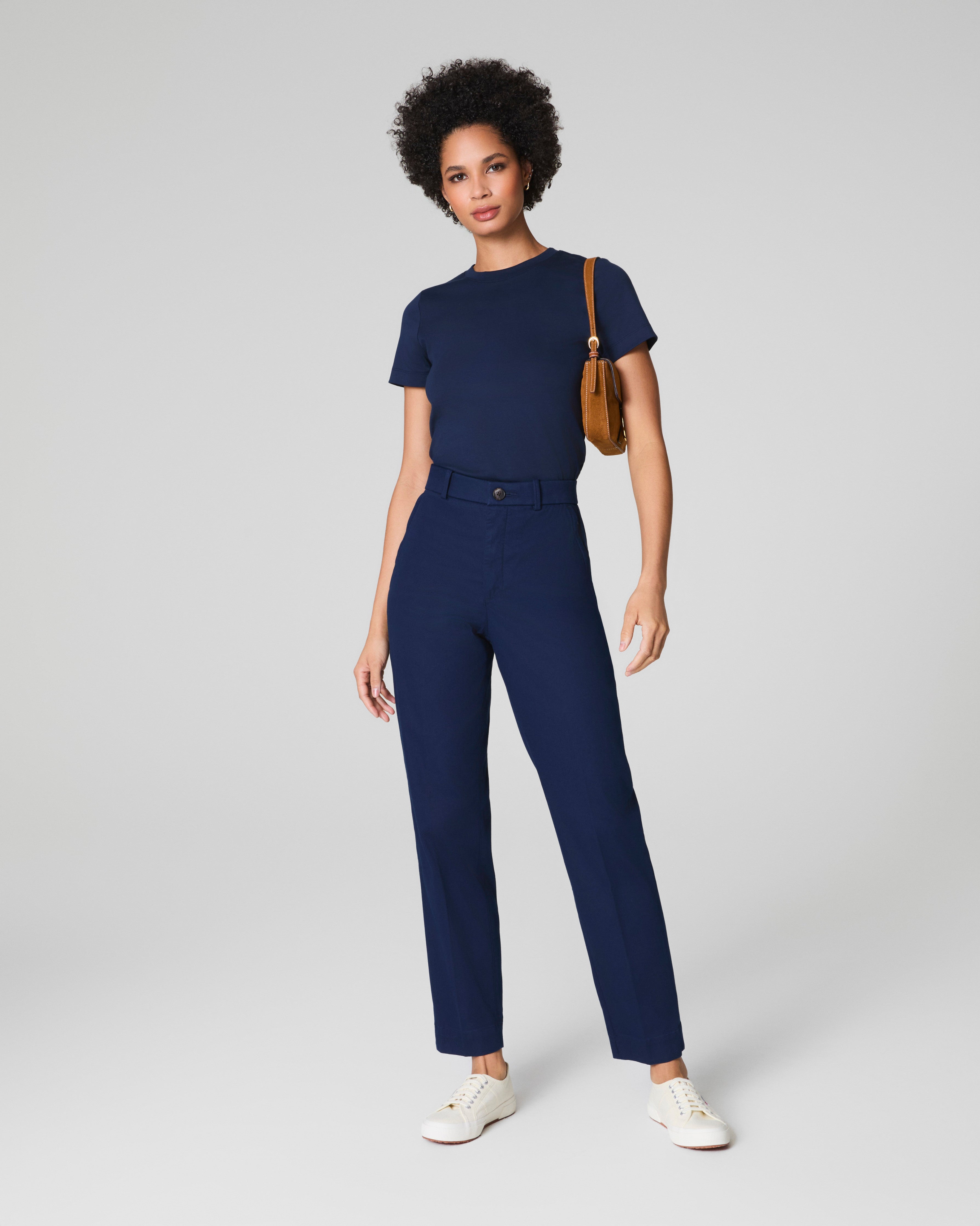 SPANXsupersmooth™ Stretch Twill Slim Straight Pant