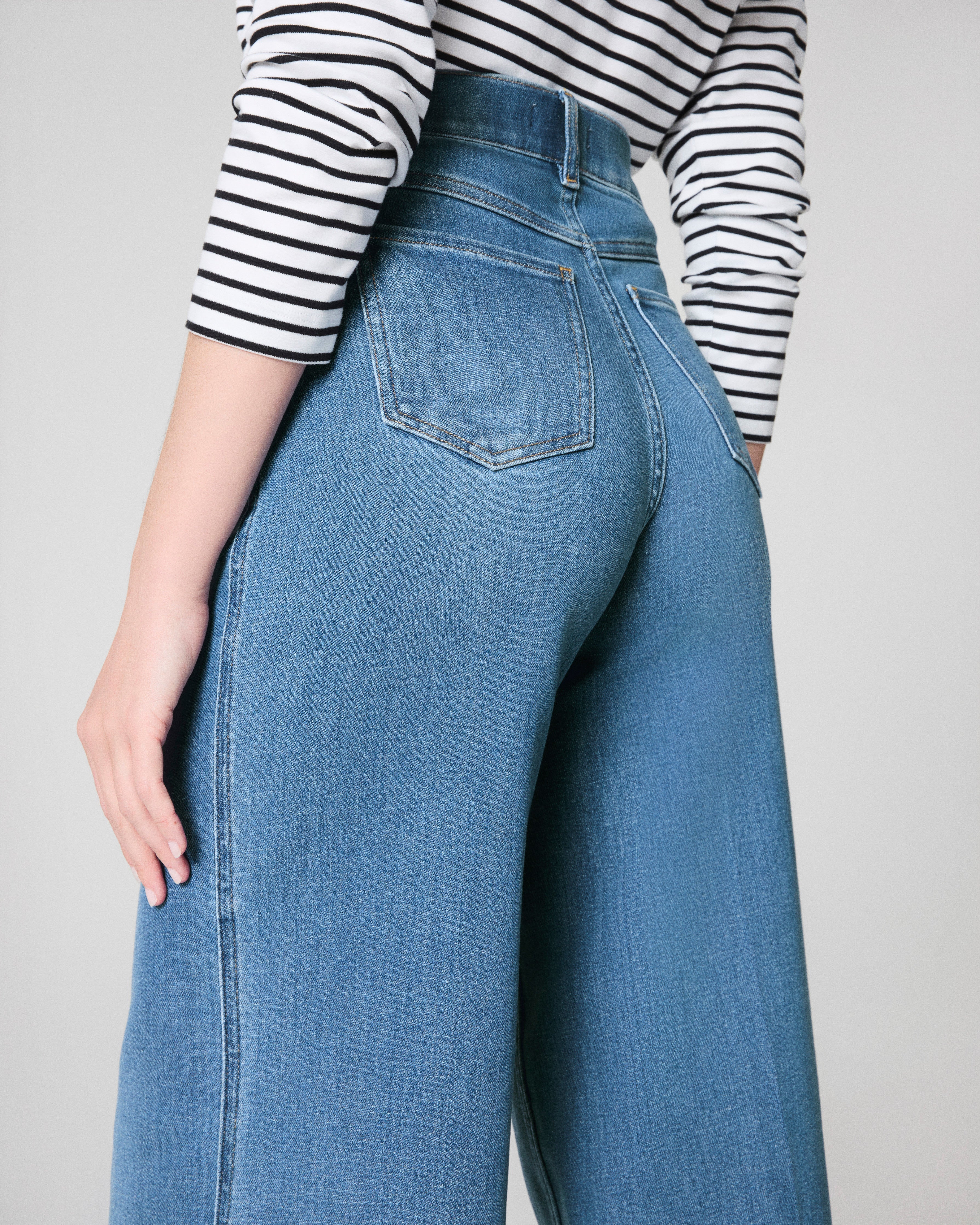 SPANXshape™ Original EveryWear Wide Leg Jeans | Stonewashed Blue