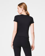 SPANXsmooth™ Jersey Crewneck Tee | Classic Black