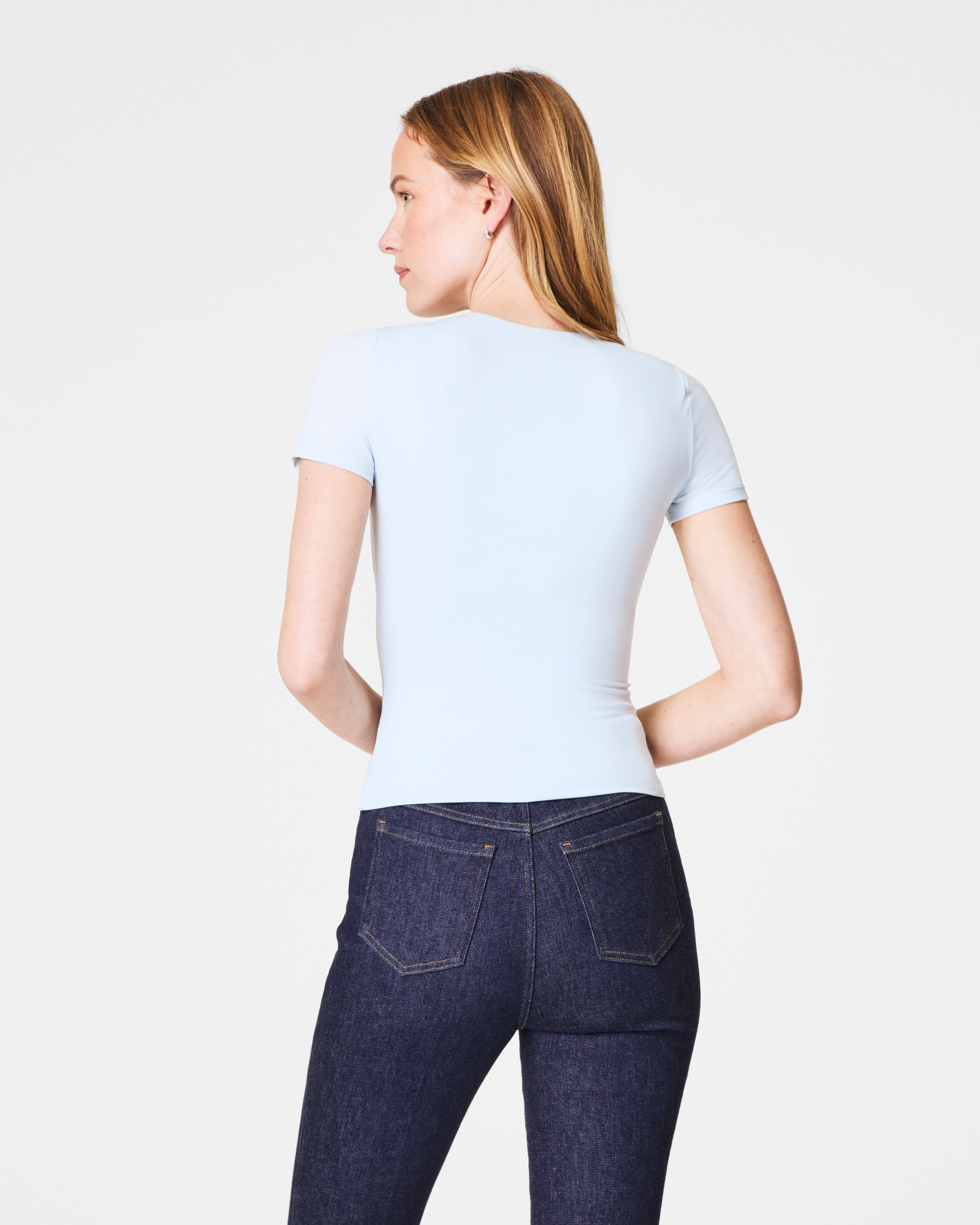 SPANXsmooth™ Jersey Crewneck Tee | Sky