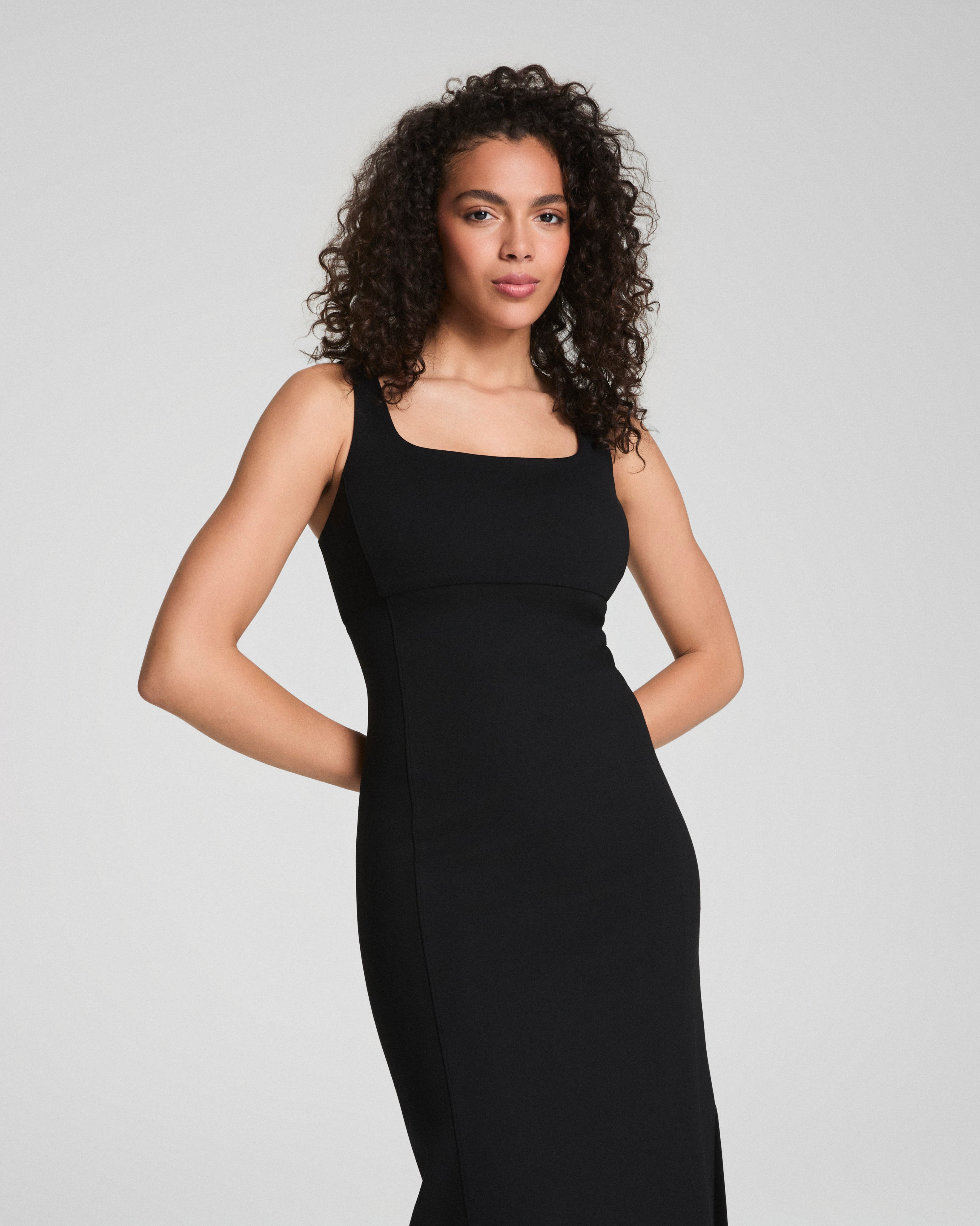 SPANXshape™ Ponte Midi Tank Dress | Classic Black