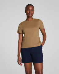 SPANX® Cotton Crewneck Tee