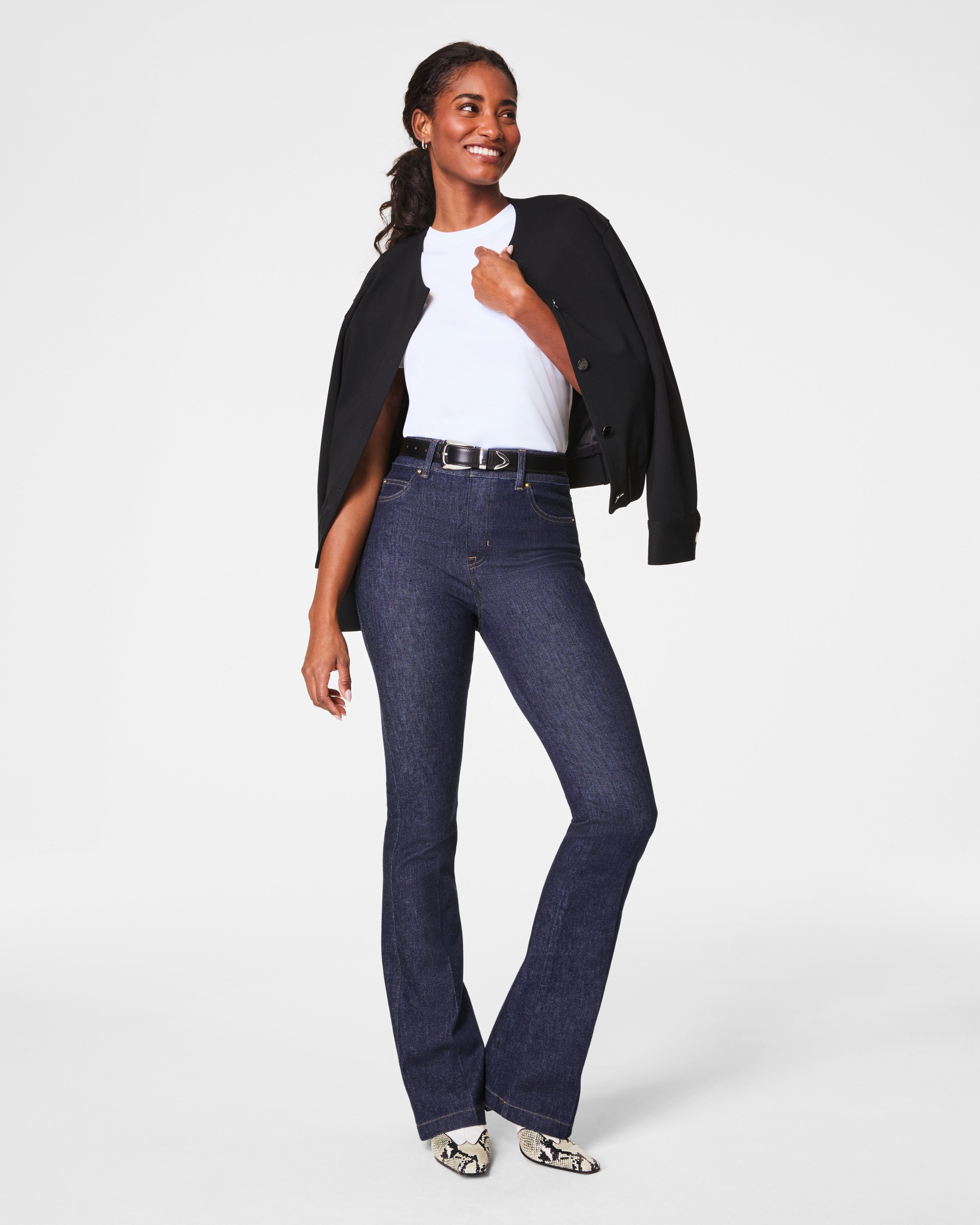 SPANX® Cotton Crewneck Tee | Classic White