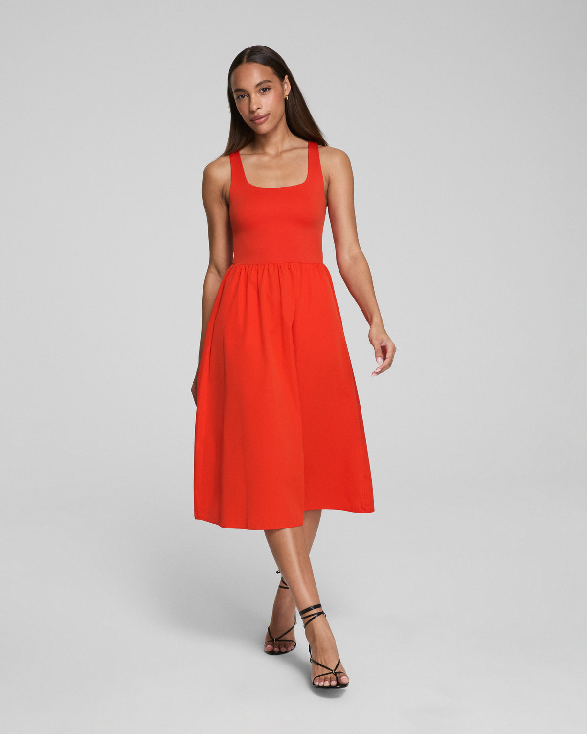SPANXsmooth™ Jersey Scoop Neck Tank Midi Dress | Poppy