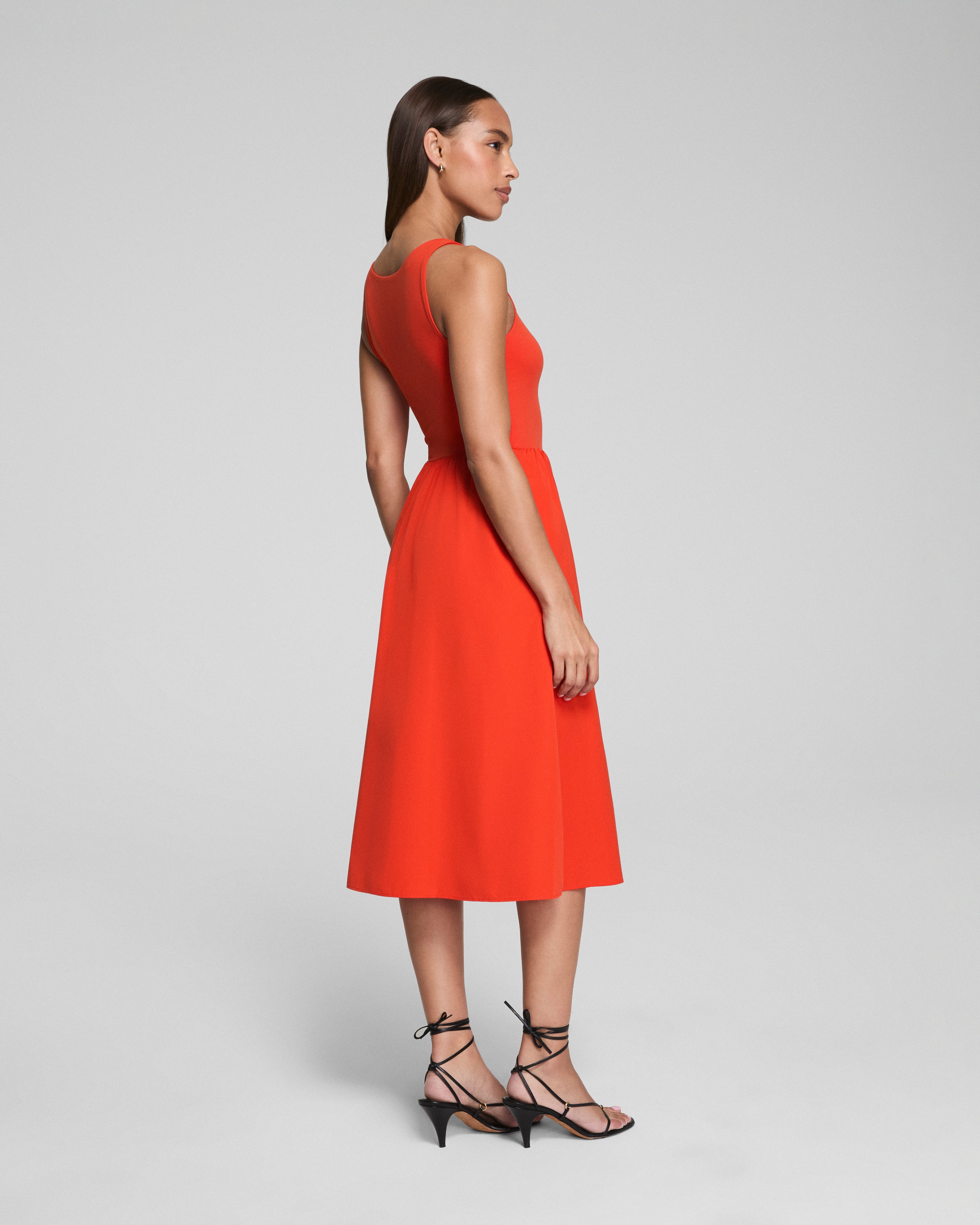 SPANXsmooth™ Jersey Scoop Neck Tank Midi Dress | Poppy