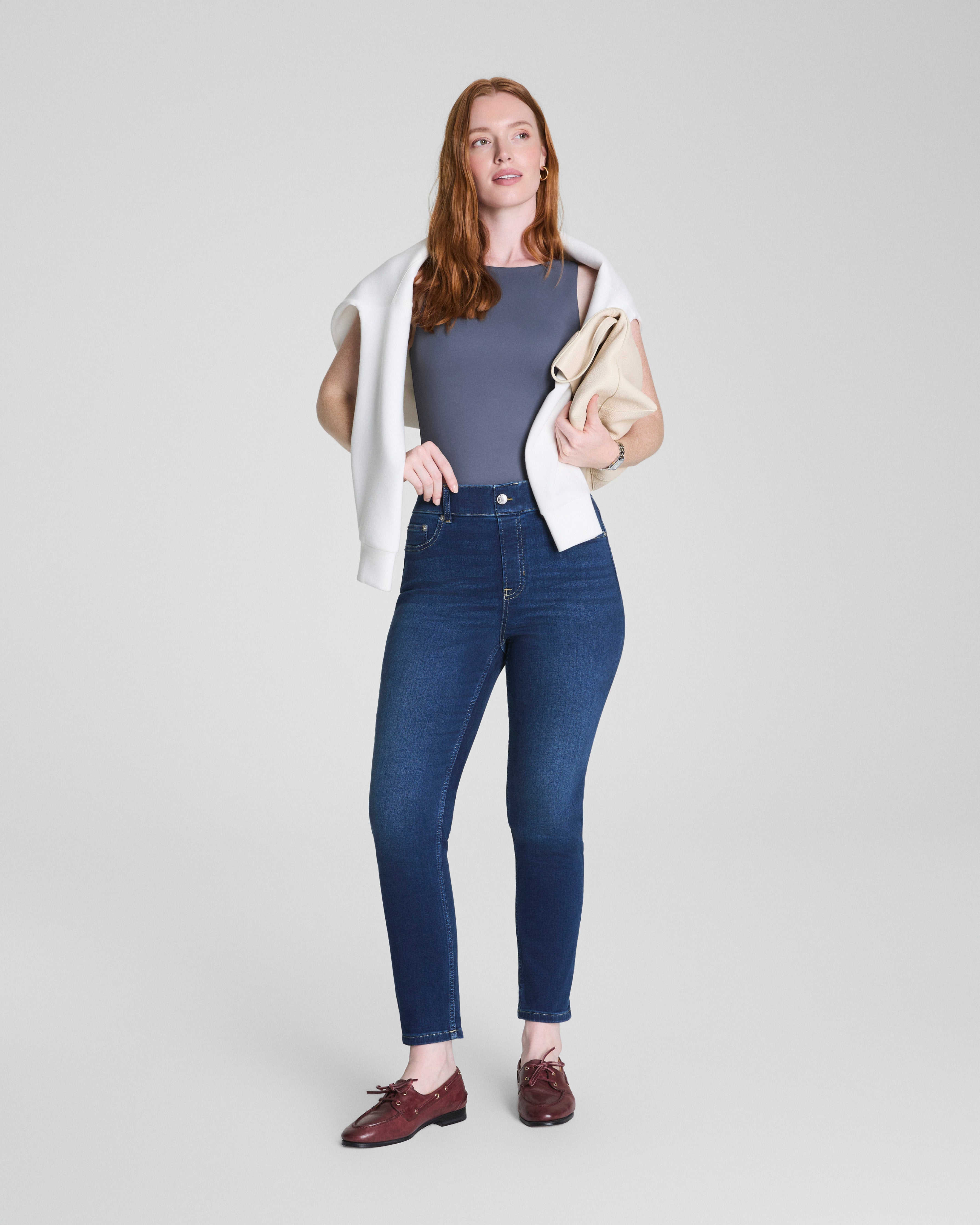 SPANXsmooth™ Jersey Boatneck Tank | Earth Stone