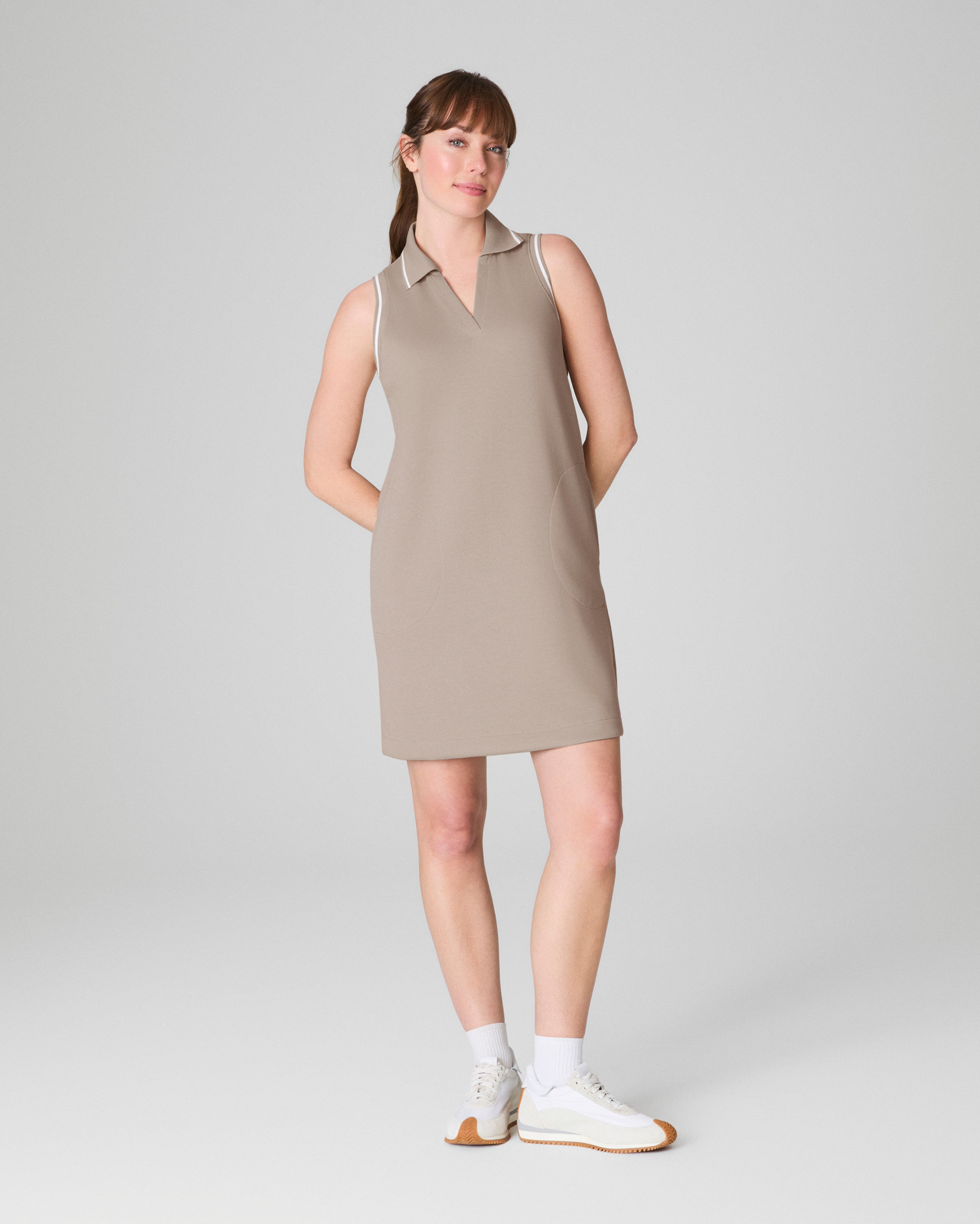 SPANX AirEssentials® Pique Polo Tank Dress