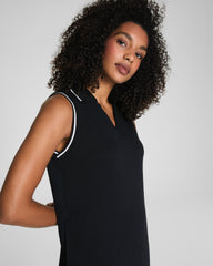 SPANX AirEssentials® Pique Polo Tank Dress | Very Black