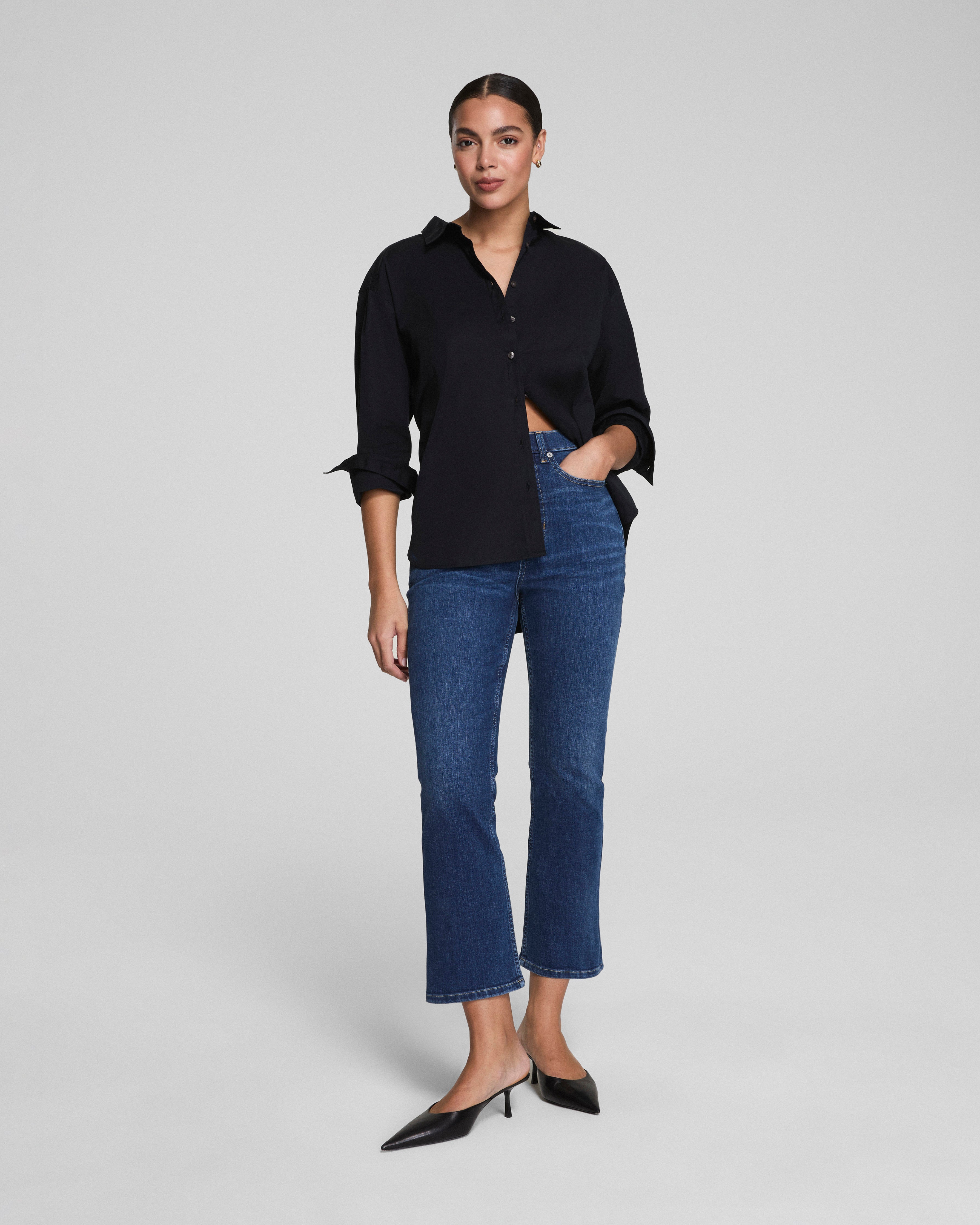 SPANXsculpt™ ReDefine Kick Flare Jeans | Medium Indigo