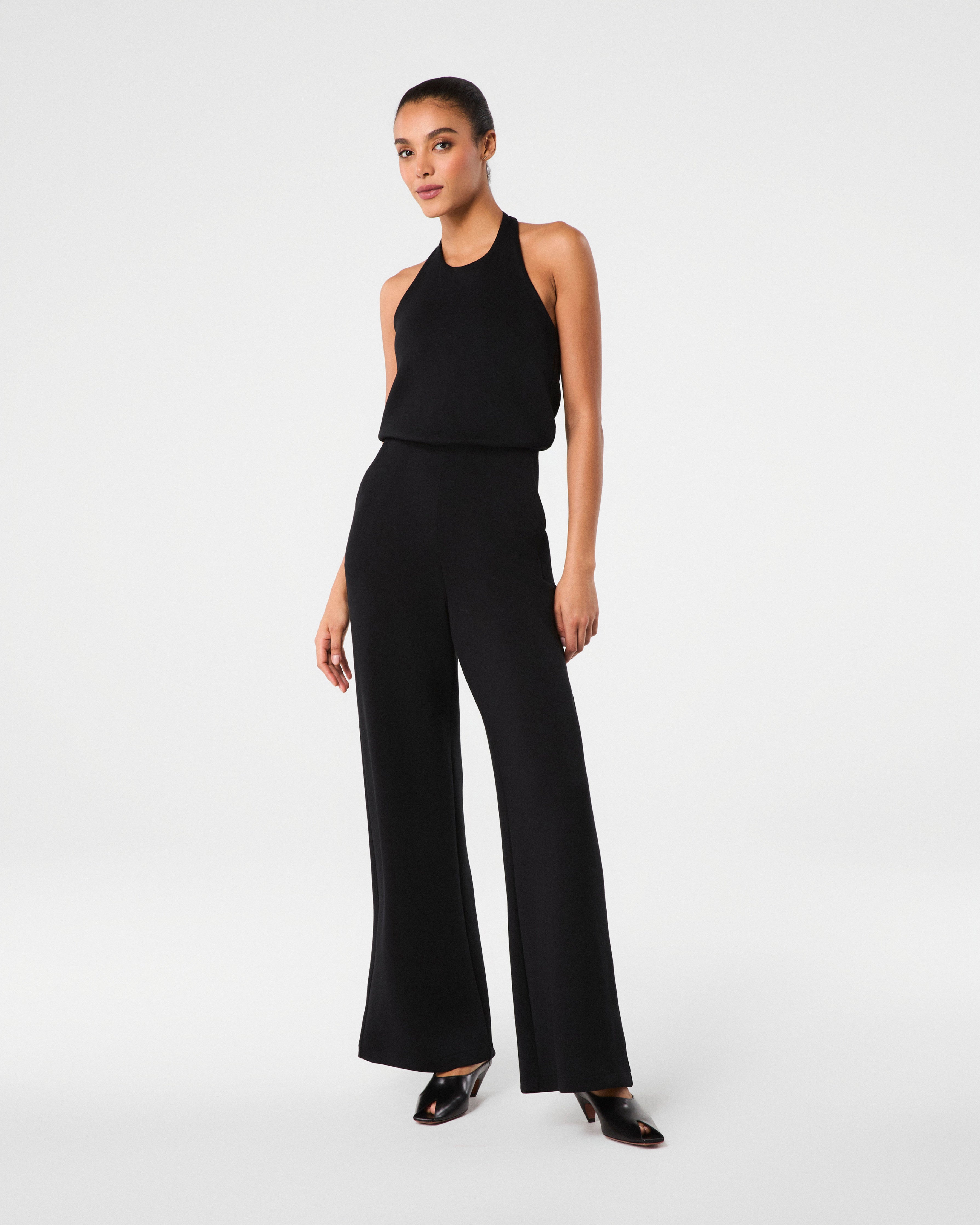 SPANX AirEssentials® Halter Jumpsuit | Very Black