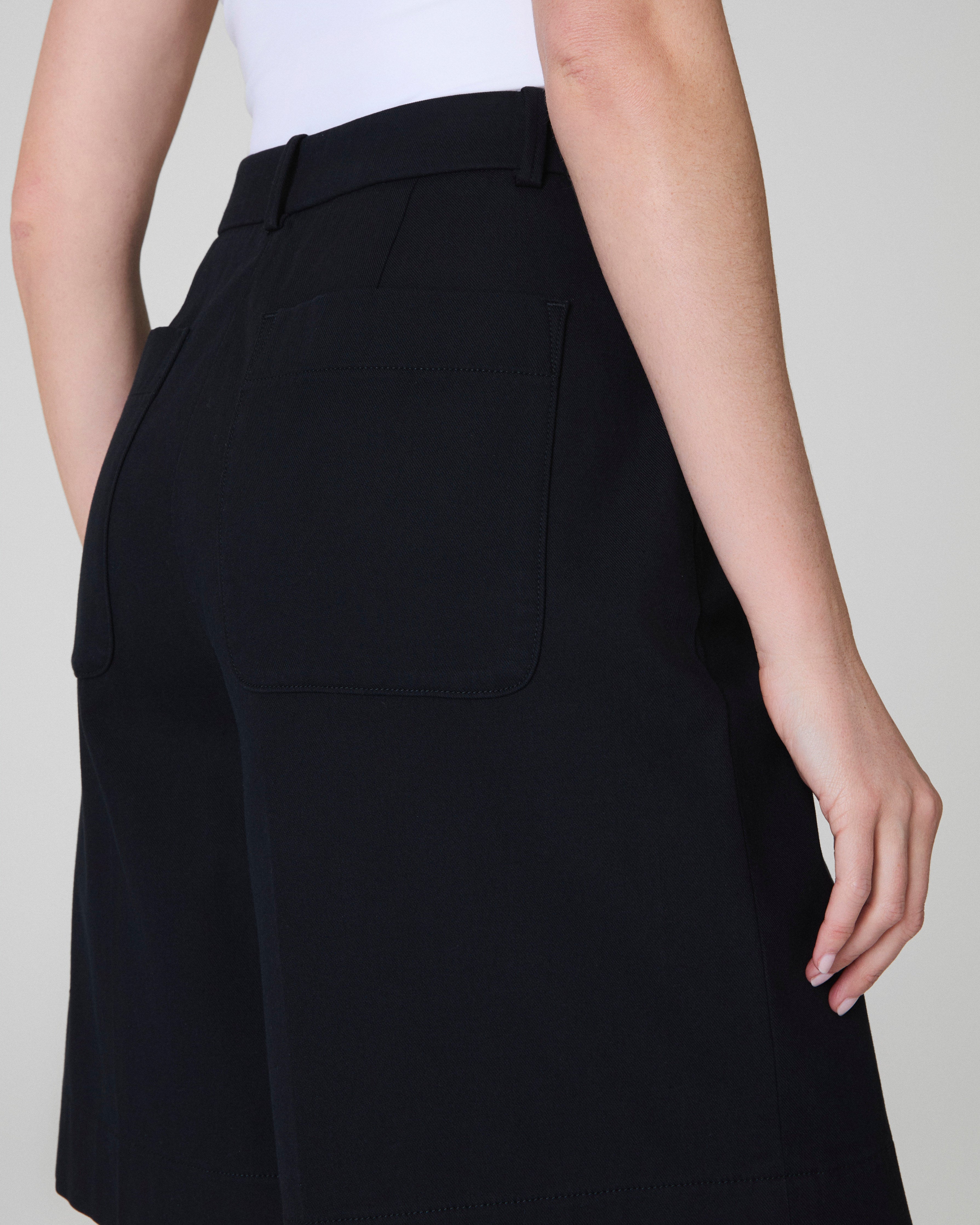 SPANXsupersmooth™ Stretch Twill Short, 9" | Classic Black