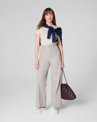 SPANXsupersmooth™ Stretch Twill Cropped Wide Leg Pant