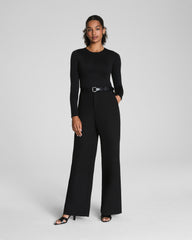 SPANXsmooth™ Jersey Crewneck Long Sleeve Top | Classic Black