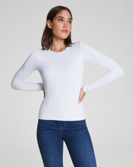 SPANXsmooth™ Jersey Crewneck Long Sleeve Top