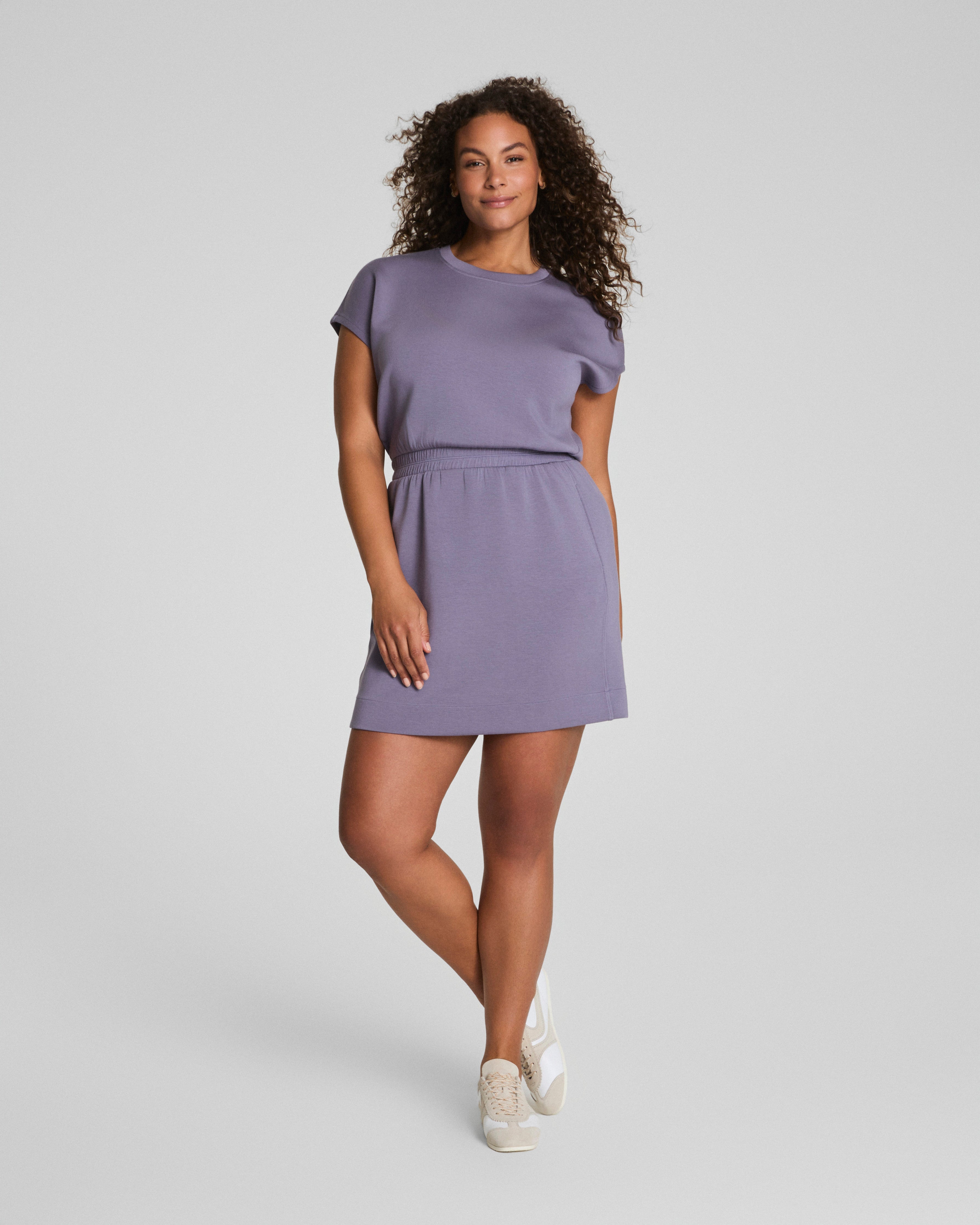 SPANX AirEssentials® Cinched Mini Dress | Orchid Ash