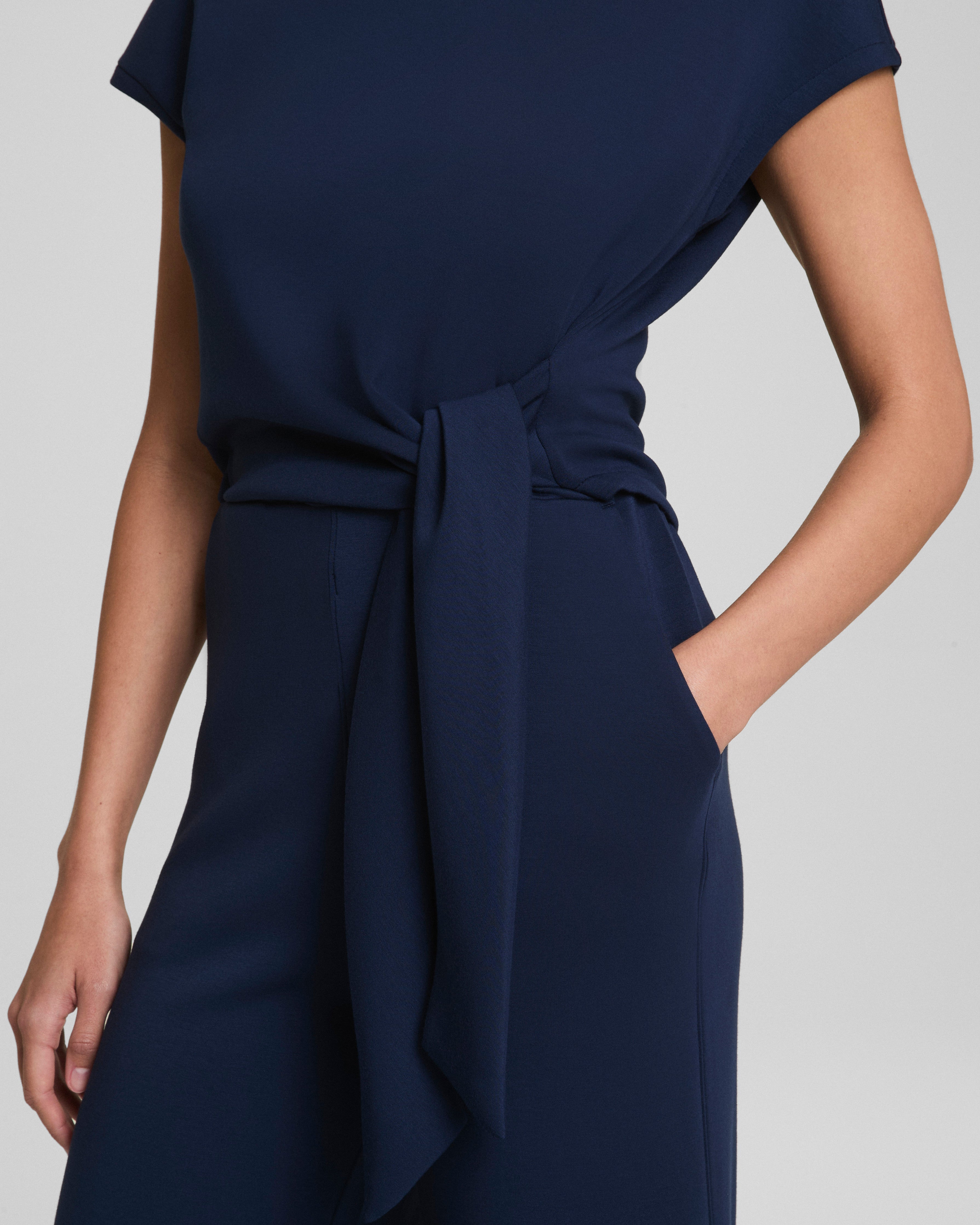 SPANX AirEssentials® Tie-Waist Jumpsuit | Timeless Navy