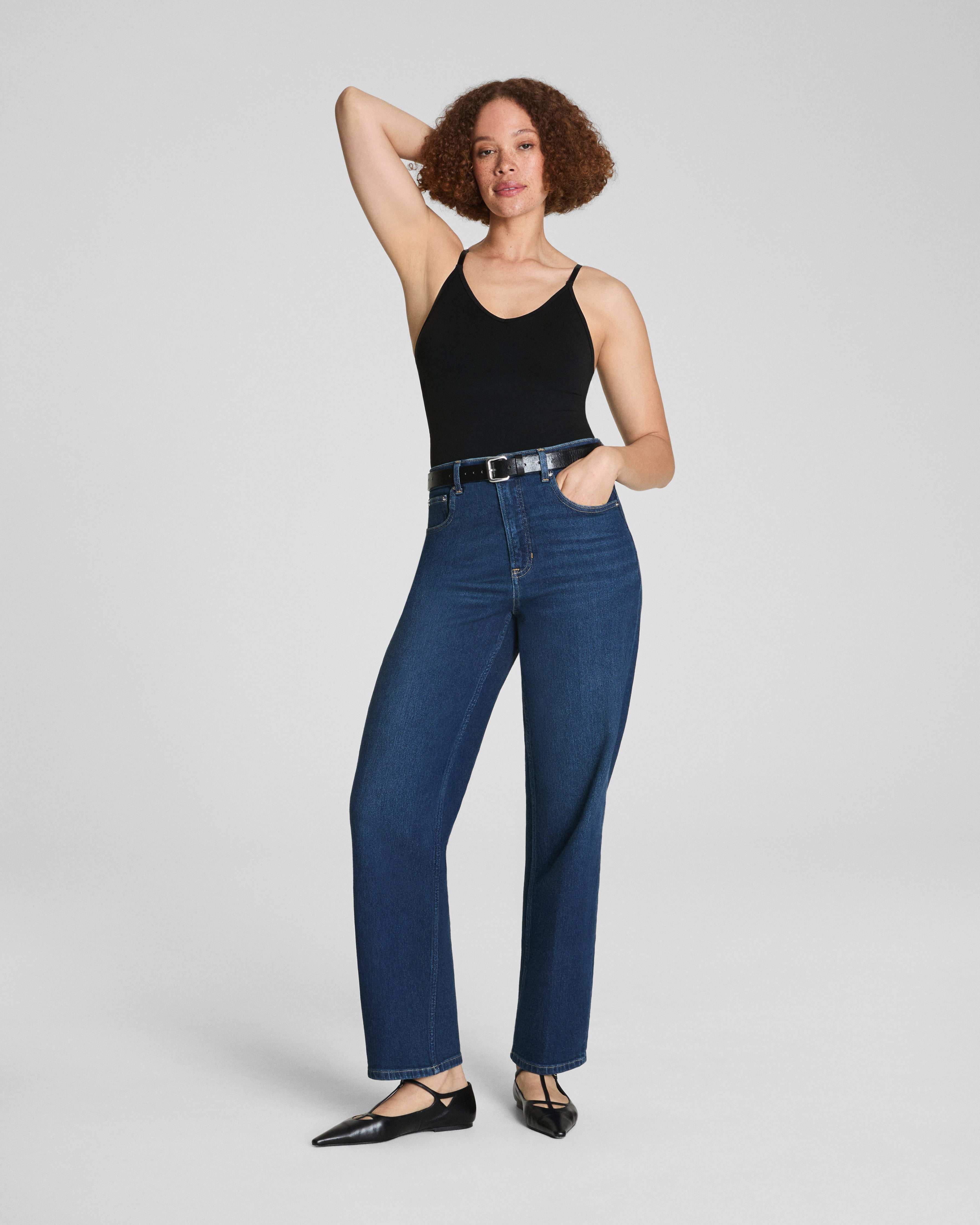 SPANXshape™ Authentic 360 90s Straight Leg Jeans
