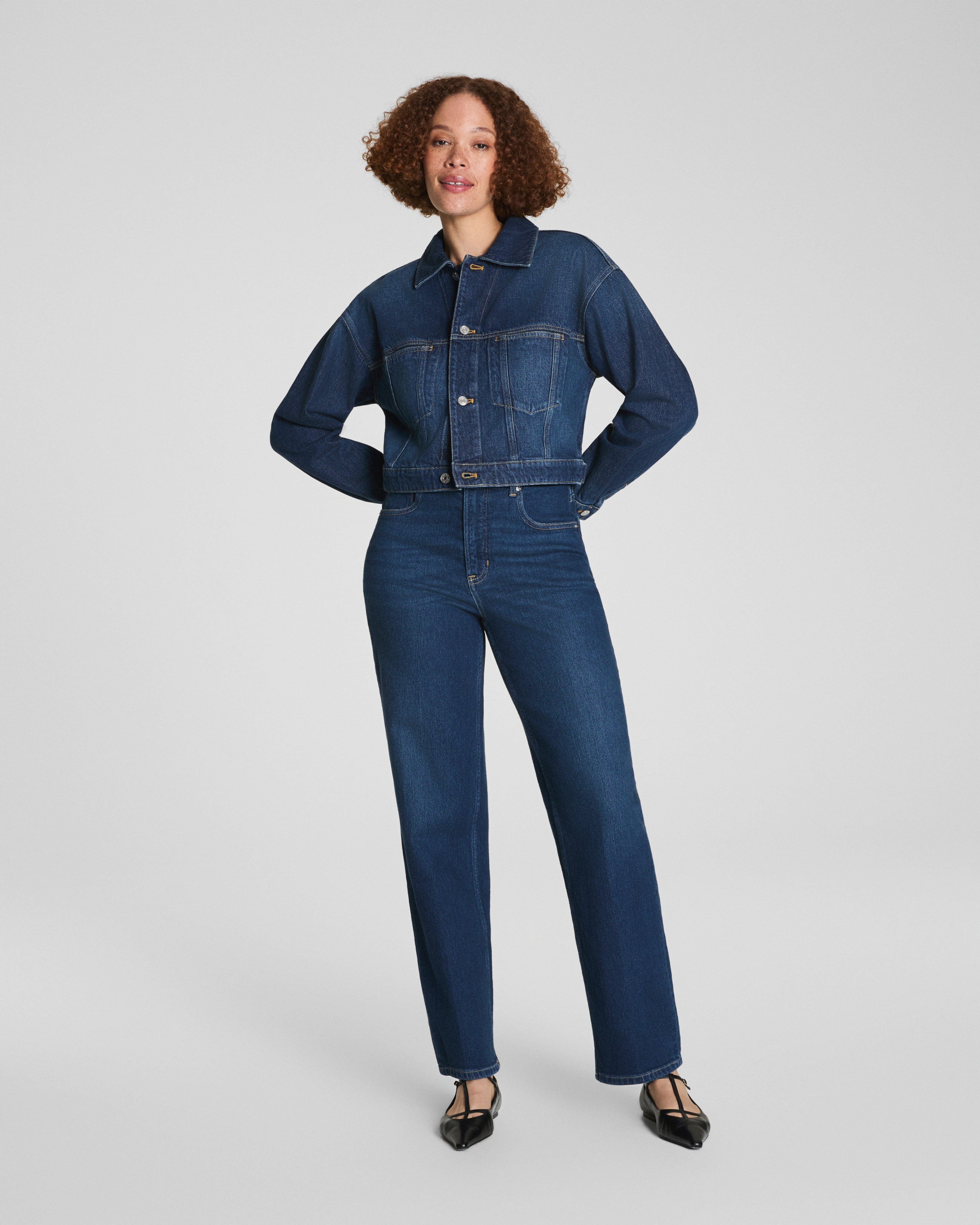 SPANX® Denim Jacket | Adriatic Blue