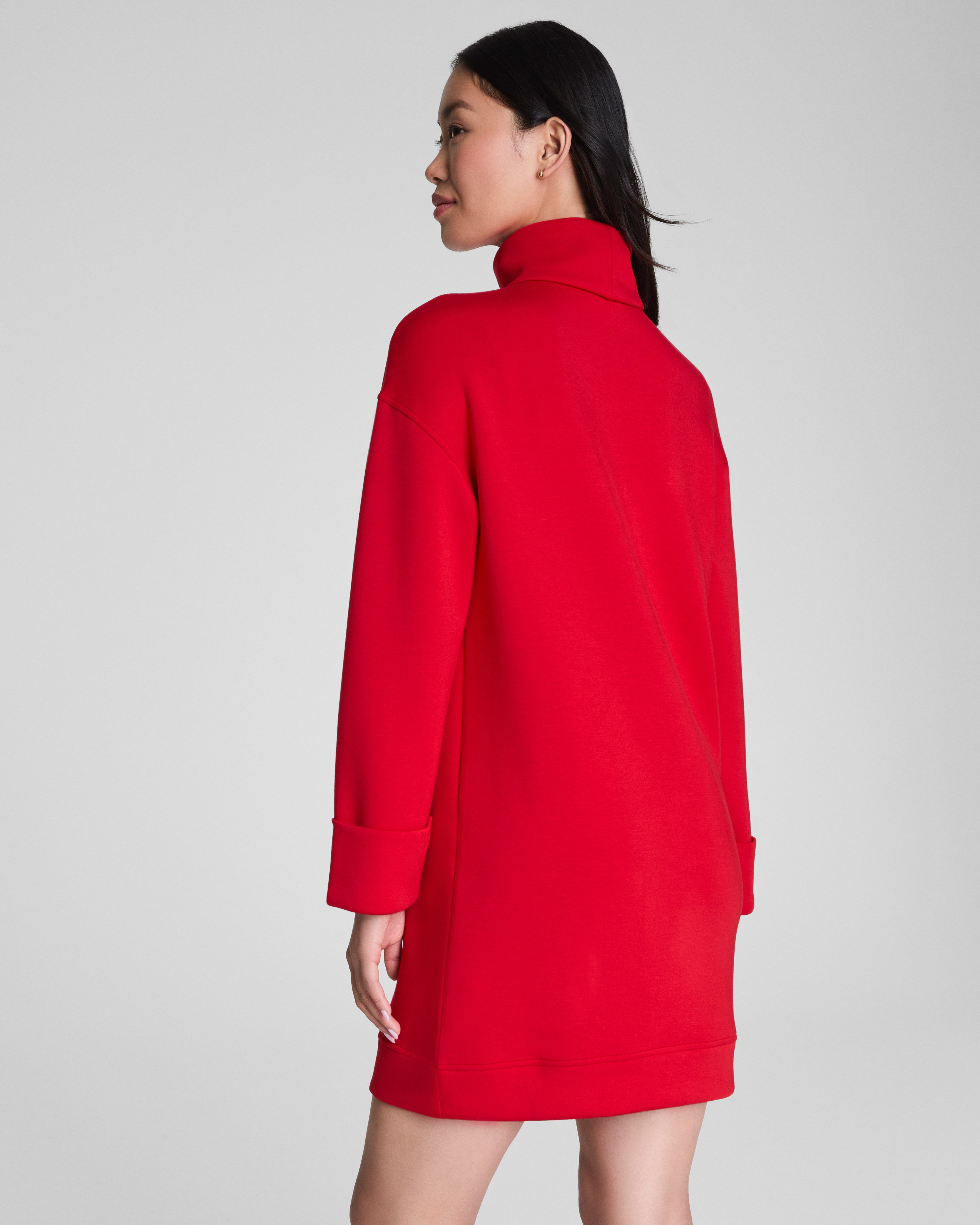 SPANX AirEssentials® Turtleneck Dress | Spanx Red
