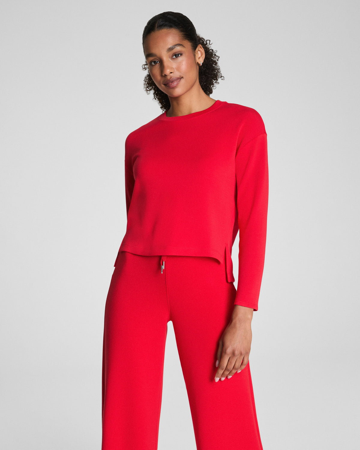 SPANX AirEssentials® Relaxed Long Sleeve Top | Spanx Red