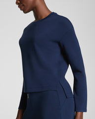 SPANX AirEssentials® Relaxed Long Sleeve Top | Timeless Navy
