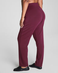 SPANX AirEssentials® Slim Straight Pant | Plum Berry