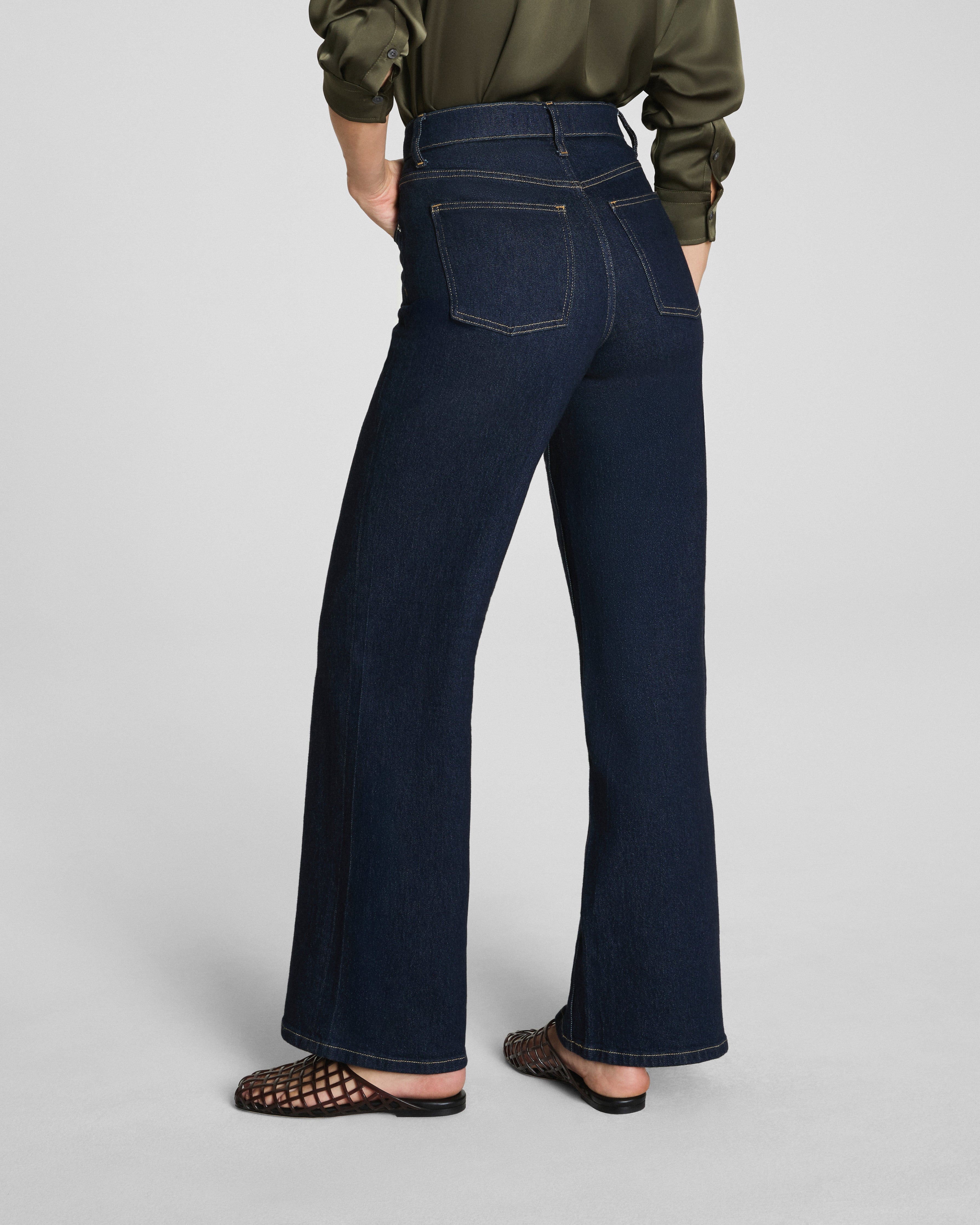 SPANXshape™ Authentic 360 Wide Leg Jeans | Marina