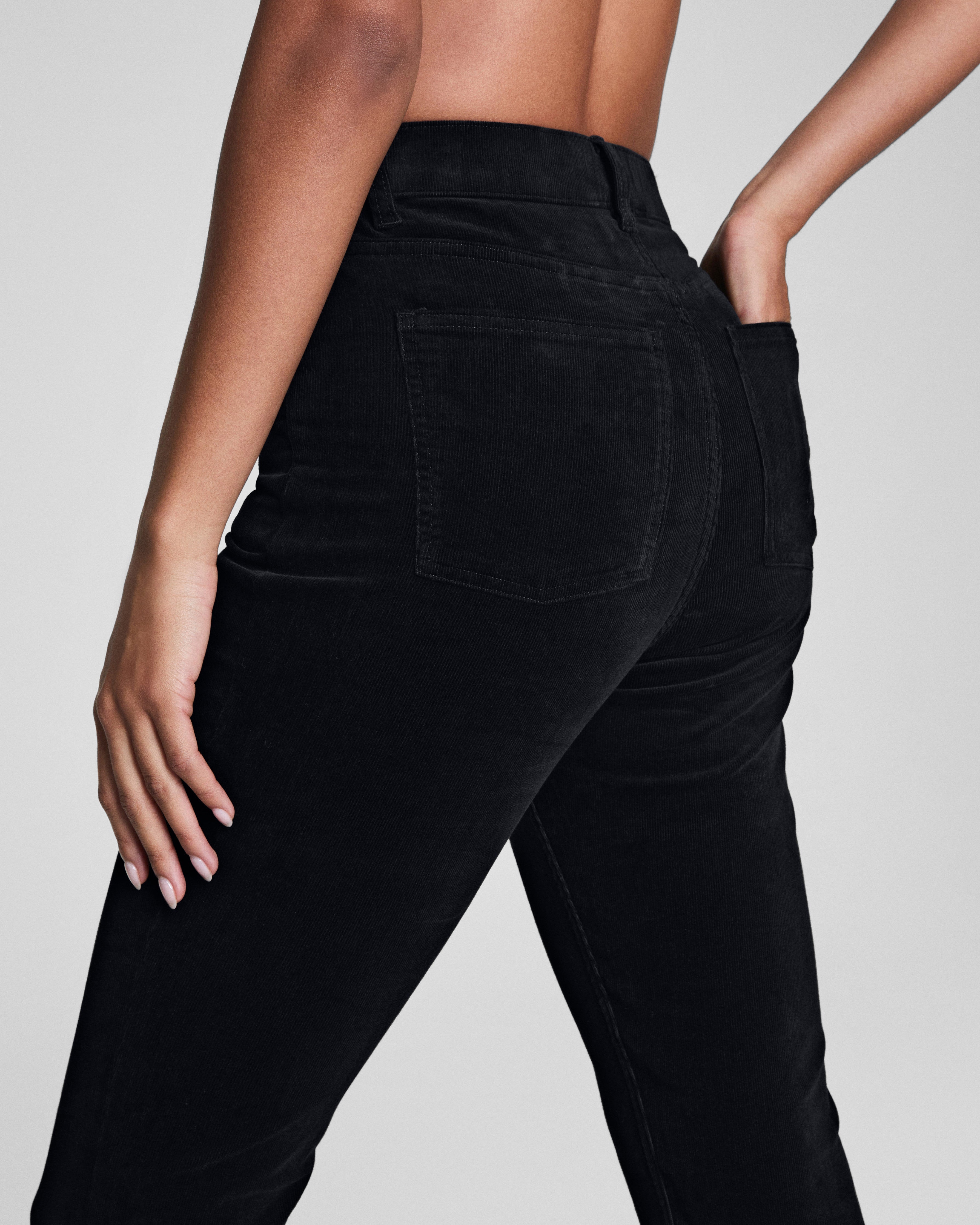 SPANXshape™ Authentic 360 Corduroy Micro Flare Jeans | Classic Black