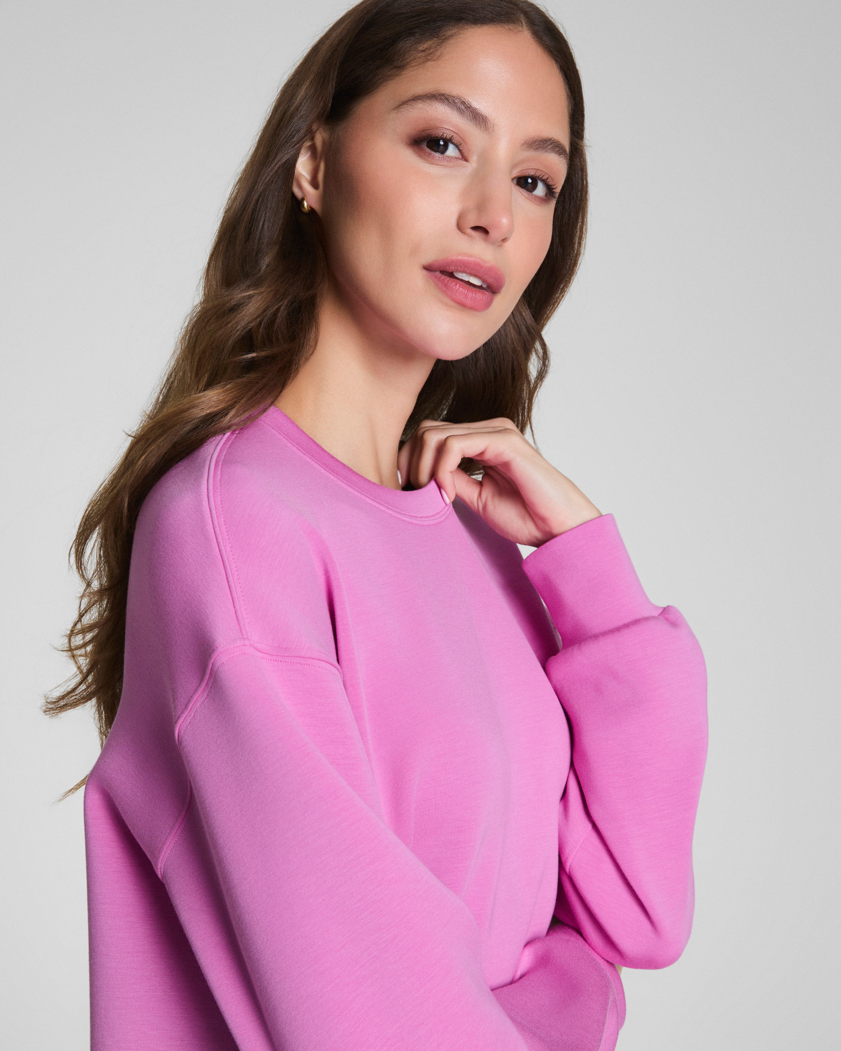 SPANX AirEssentials® Crewneck Tunic | Pink Geranium