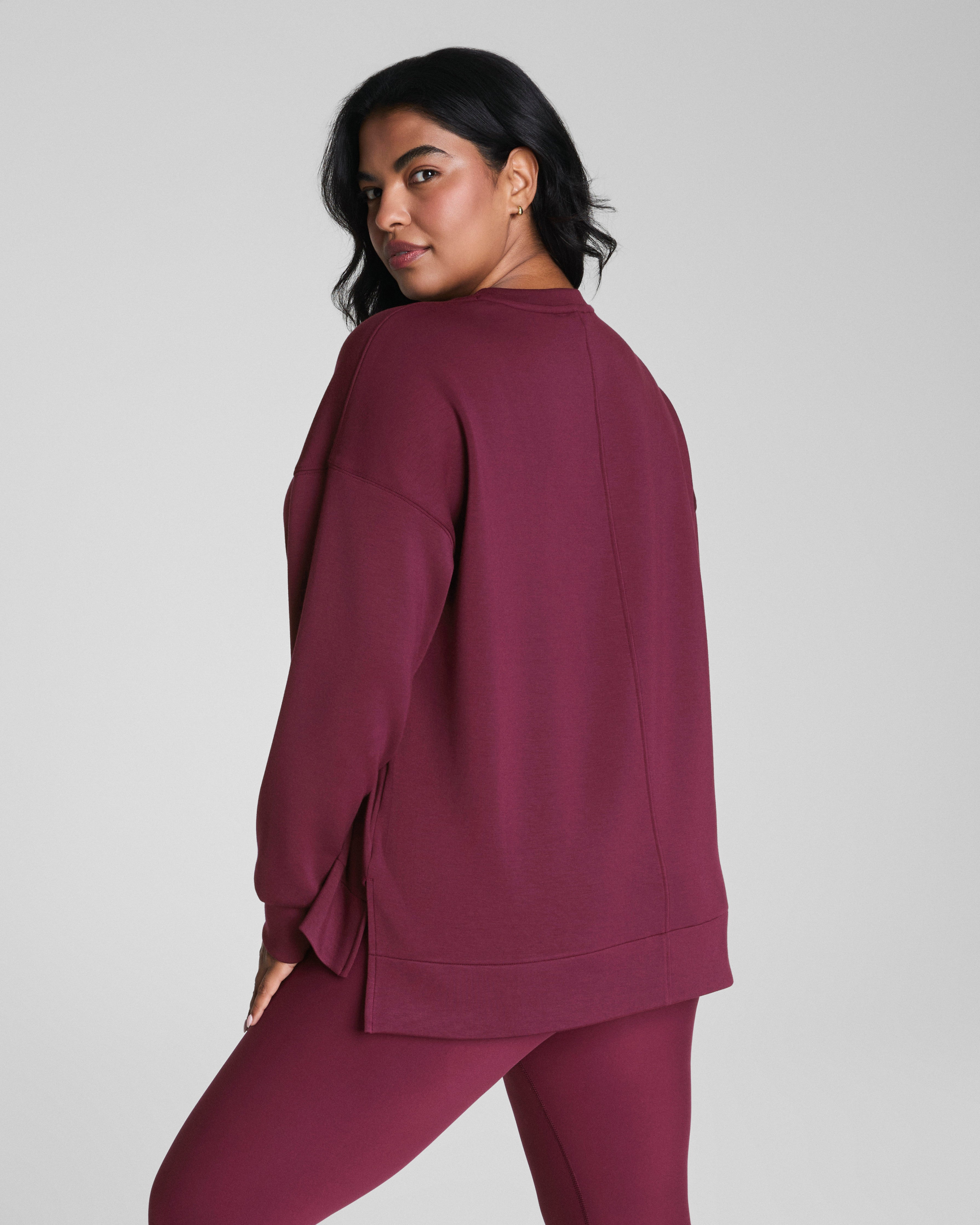 SPANX AirEssentials® Crewneck Tunic | Plum Berry