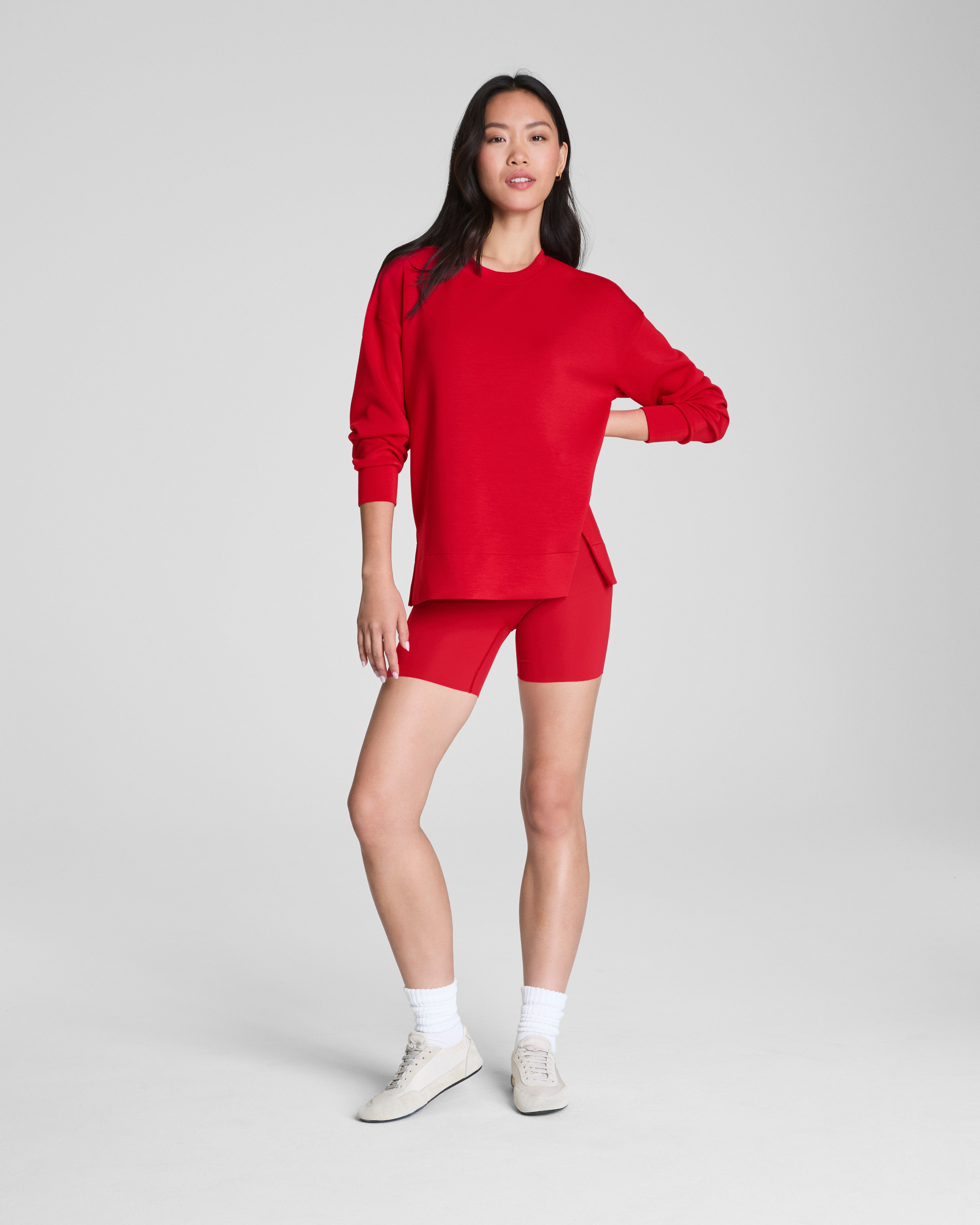 SPANX AirEssentials® Crewneck Tunic | Spanx Red