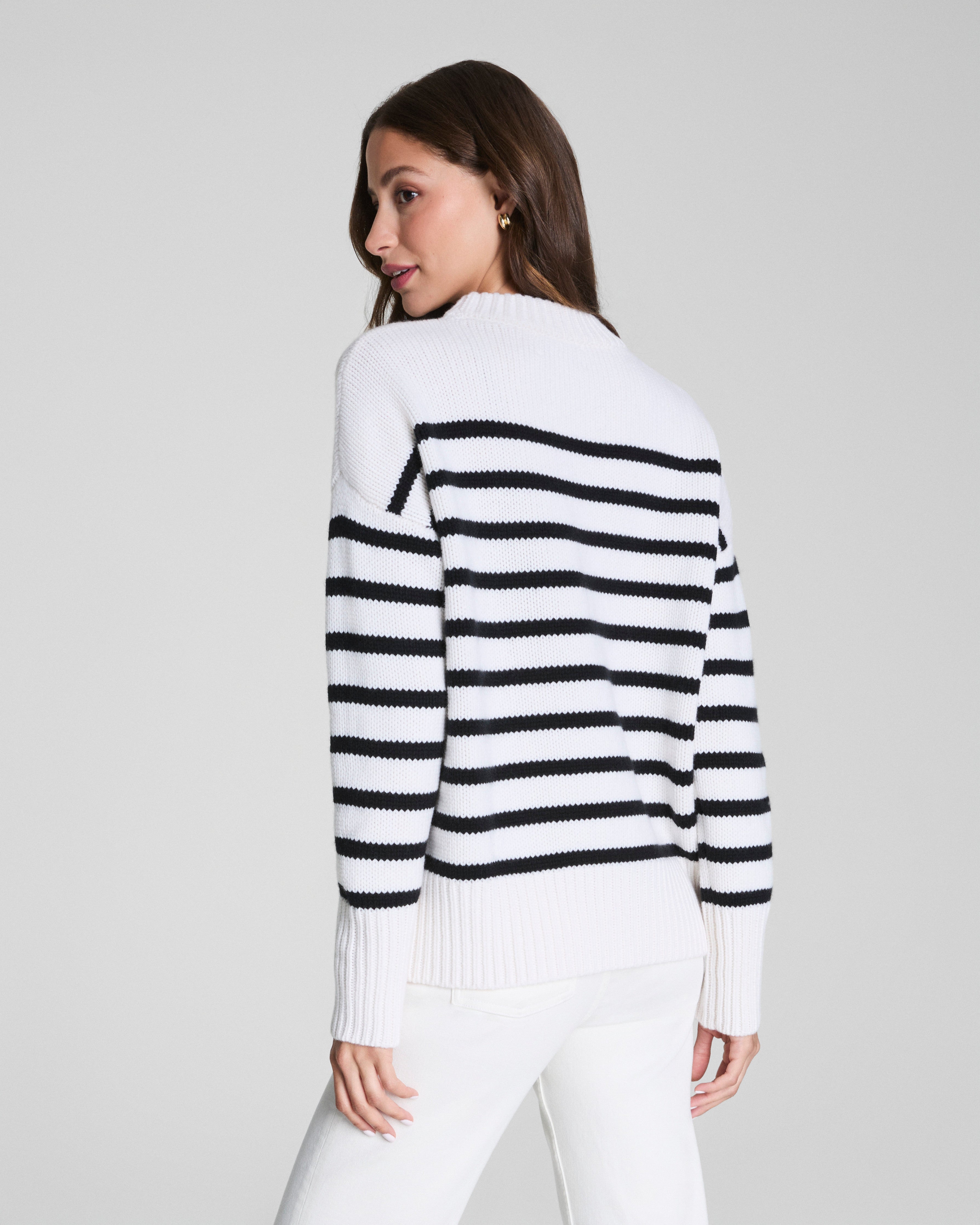 La Ligne Marin Sweater | Cream/Black