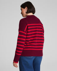 La Ligne Marin Sweater | SPANX® Red / Cassis