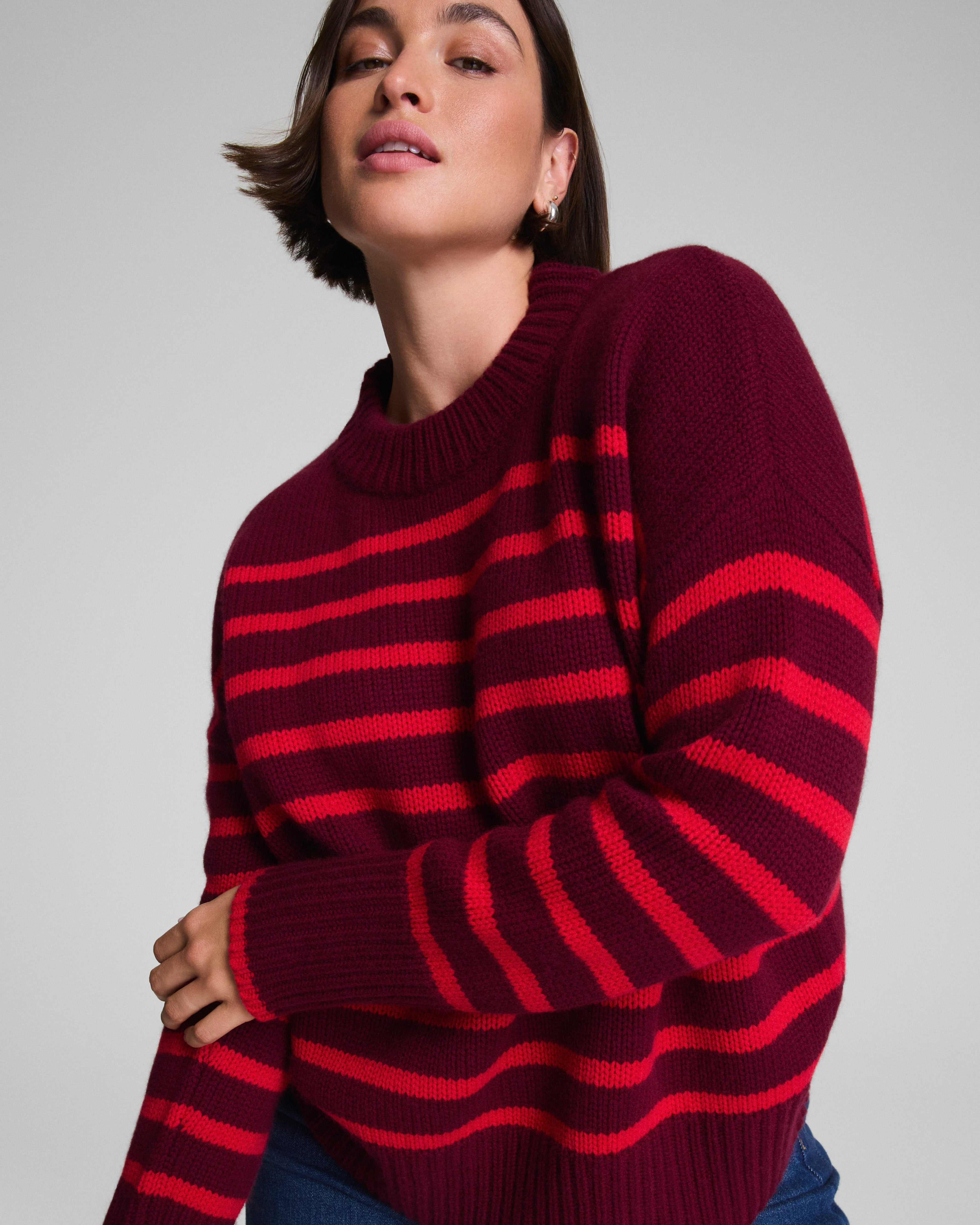 La Ligne Marin Sweater | SPANX® Red / Cassis